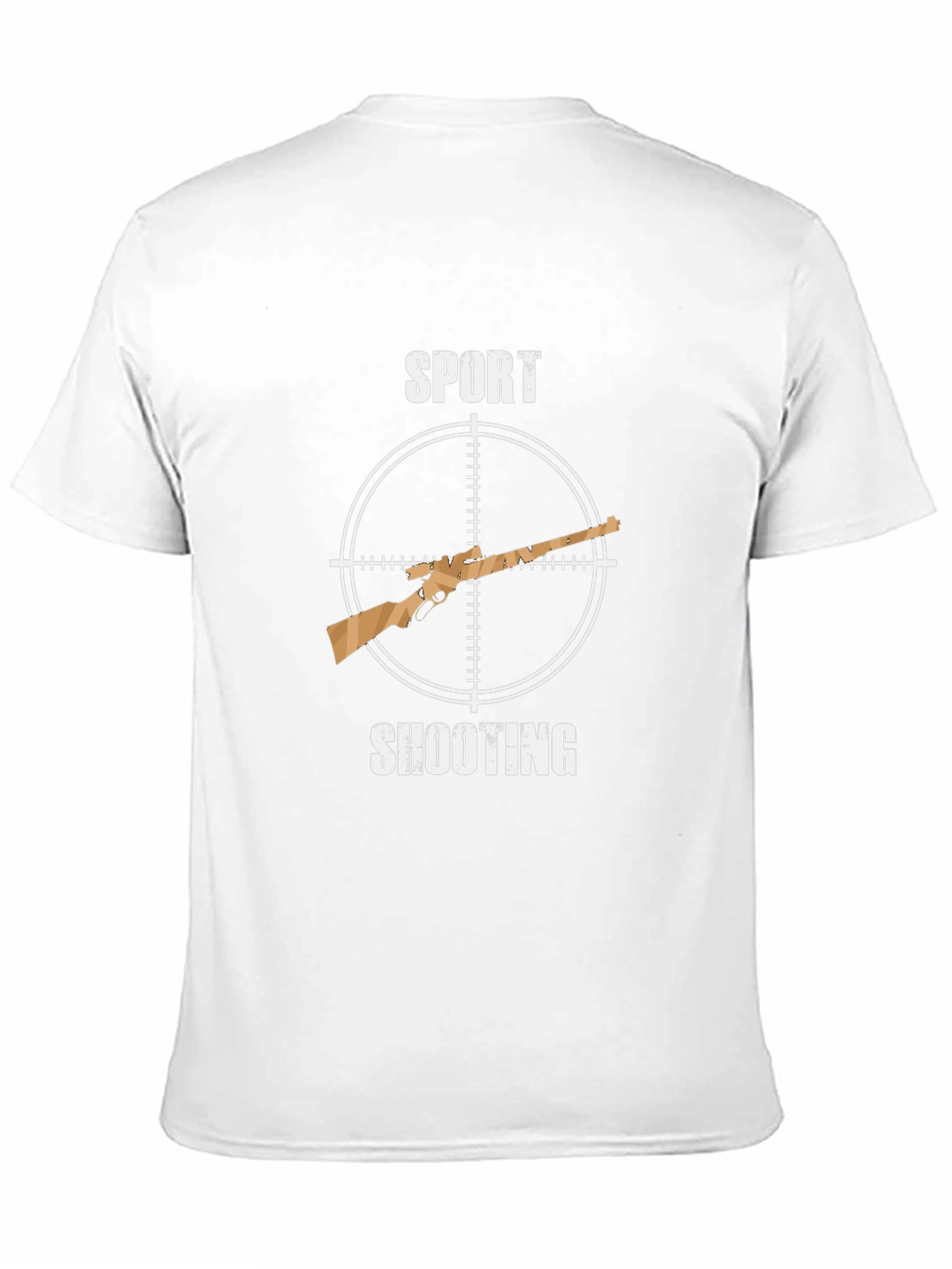 Sport Shooting T-Shirt - Hunting Rifle Design