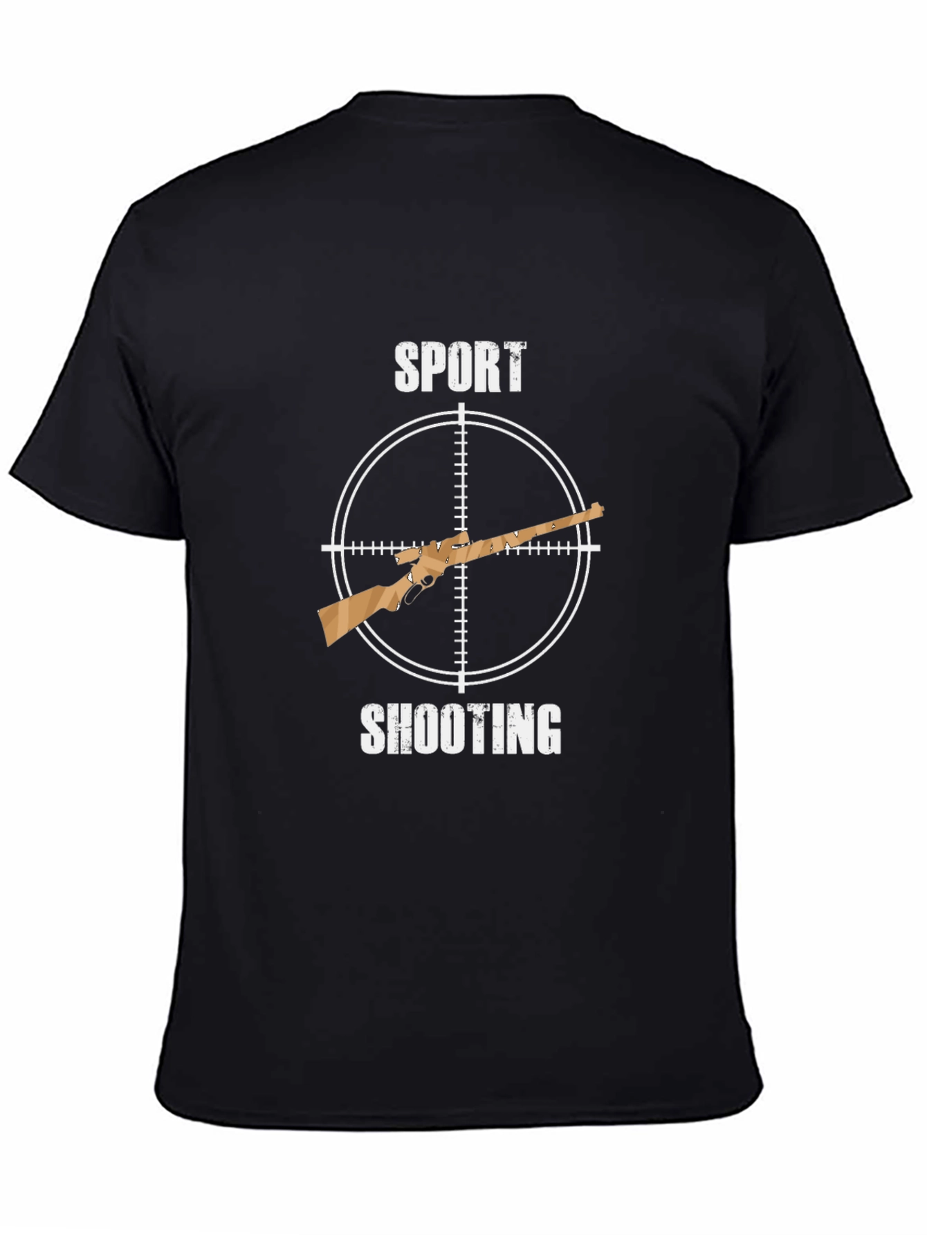 Sport Shooting T-Shirt - Hunting Rifle Design