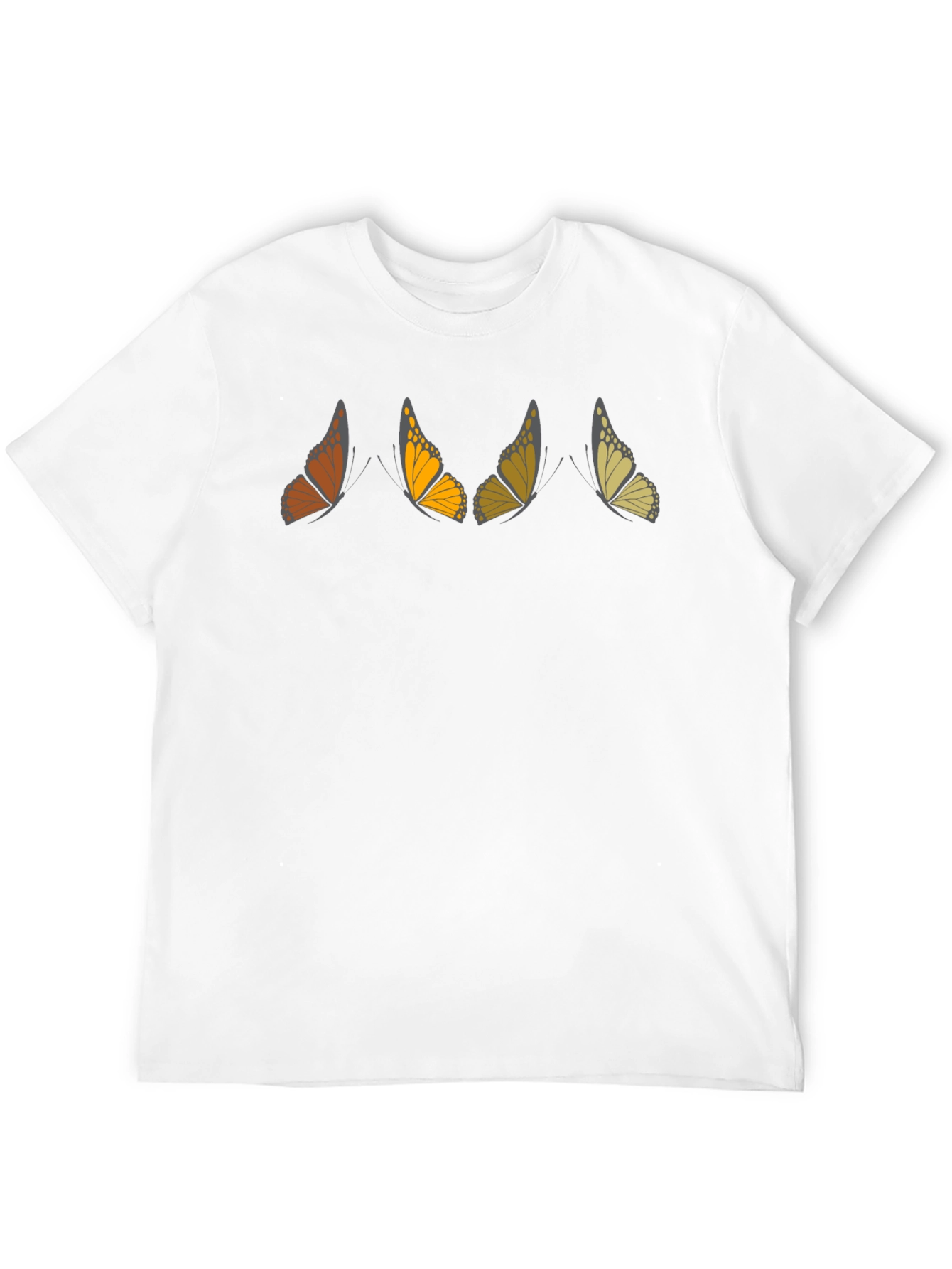 Butterfly Gradient Black T-Shirt