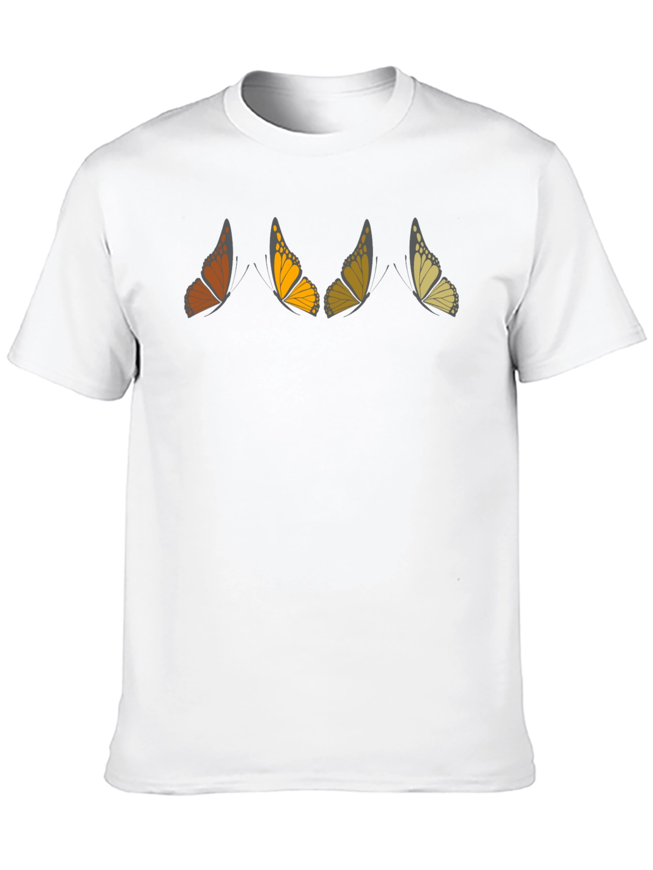 Butterfly Gradient Black T-Shirt