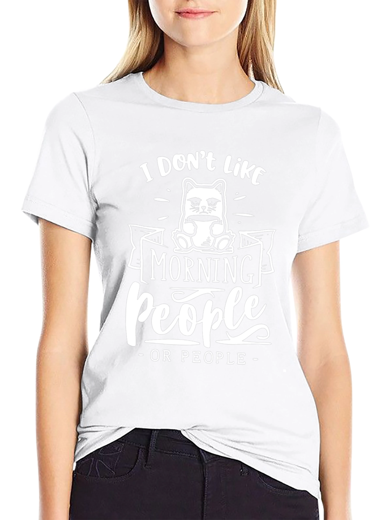 I Dont Like Morning People T-Shirt