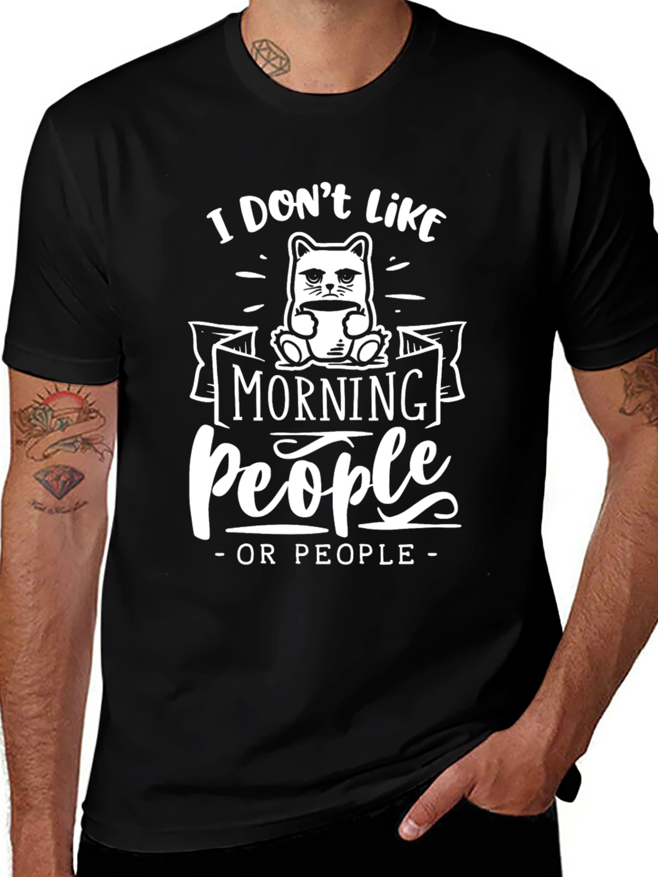 I Dont Like Morning People T-Shirt