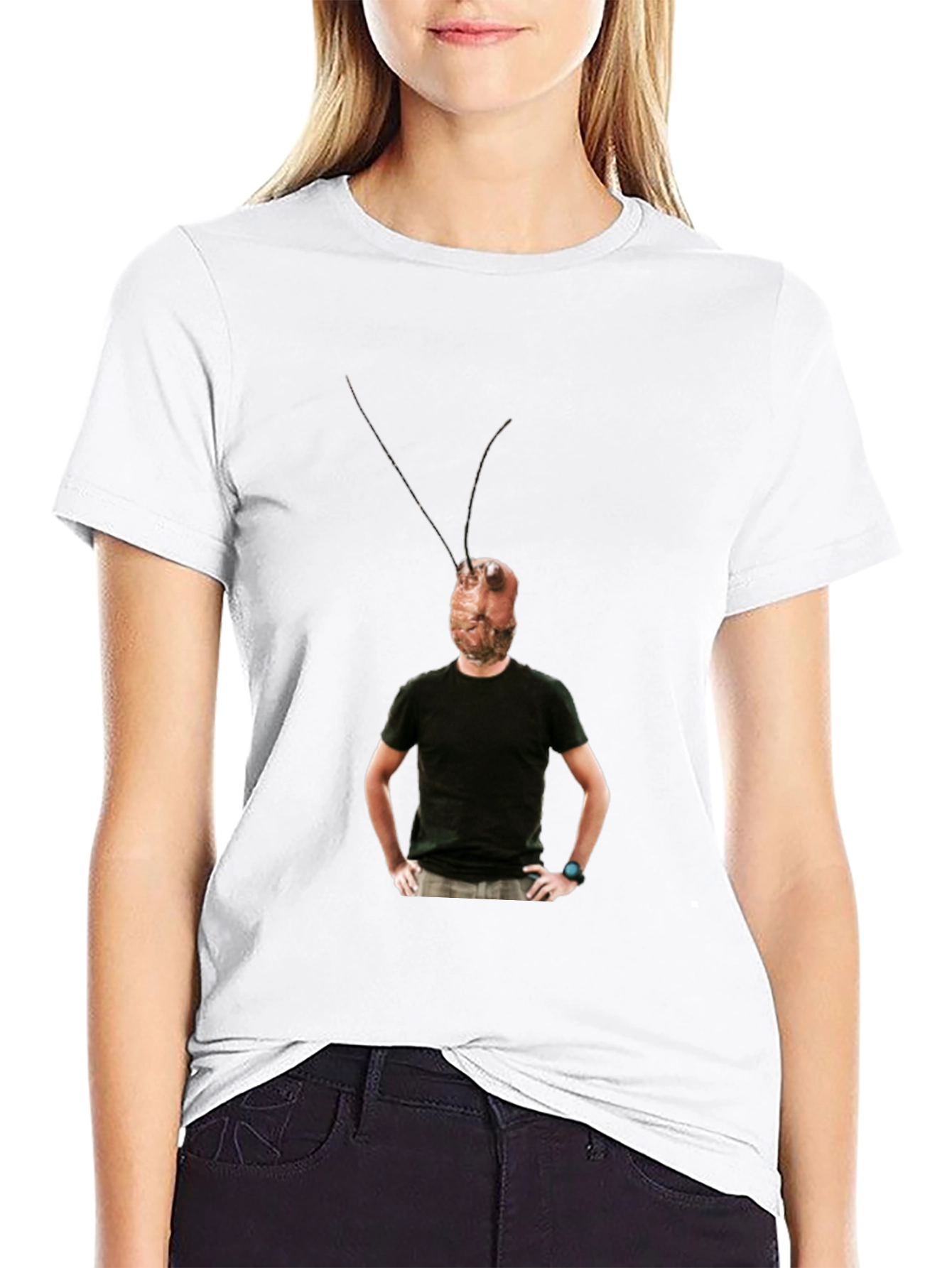 Novelty Bug-Head Tee - Adult Humor T-Shirt