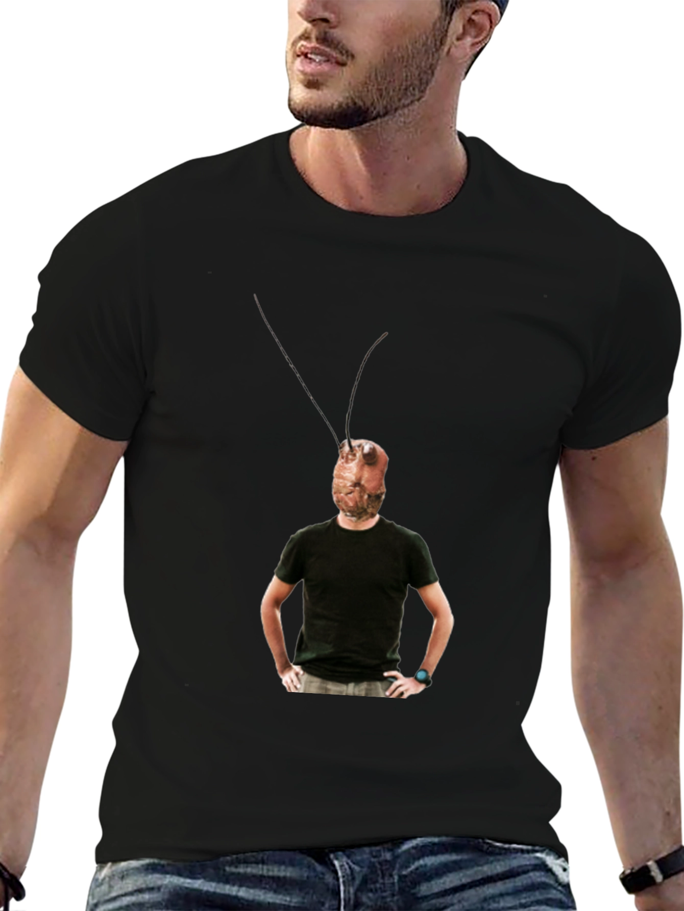 Novelty Bug-Head Tee - Adult Humor T-Shirt