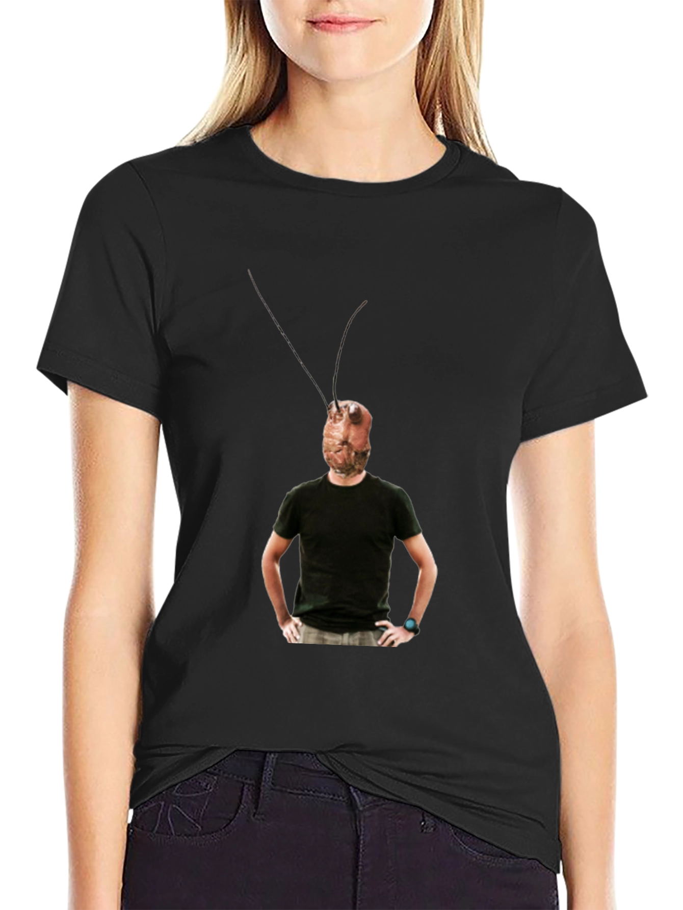 Novelty Bug-Head Tee - Adult Humor T-Shirt