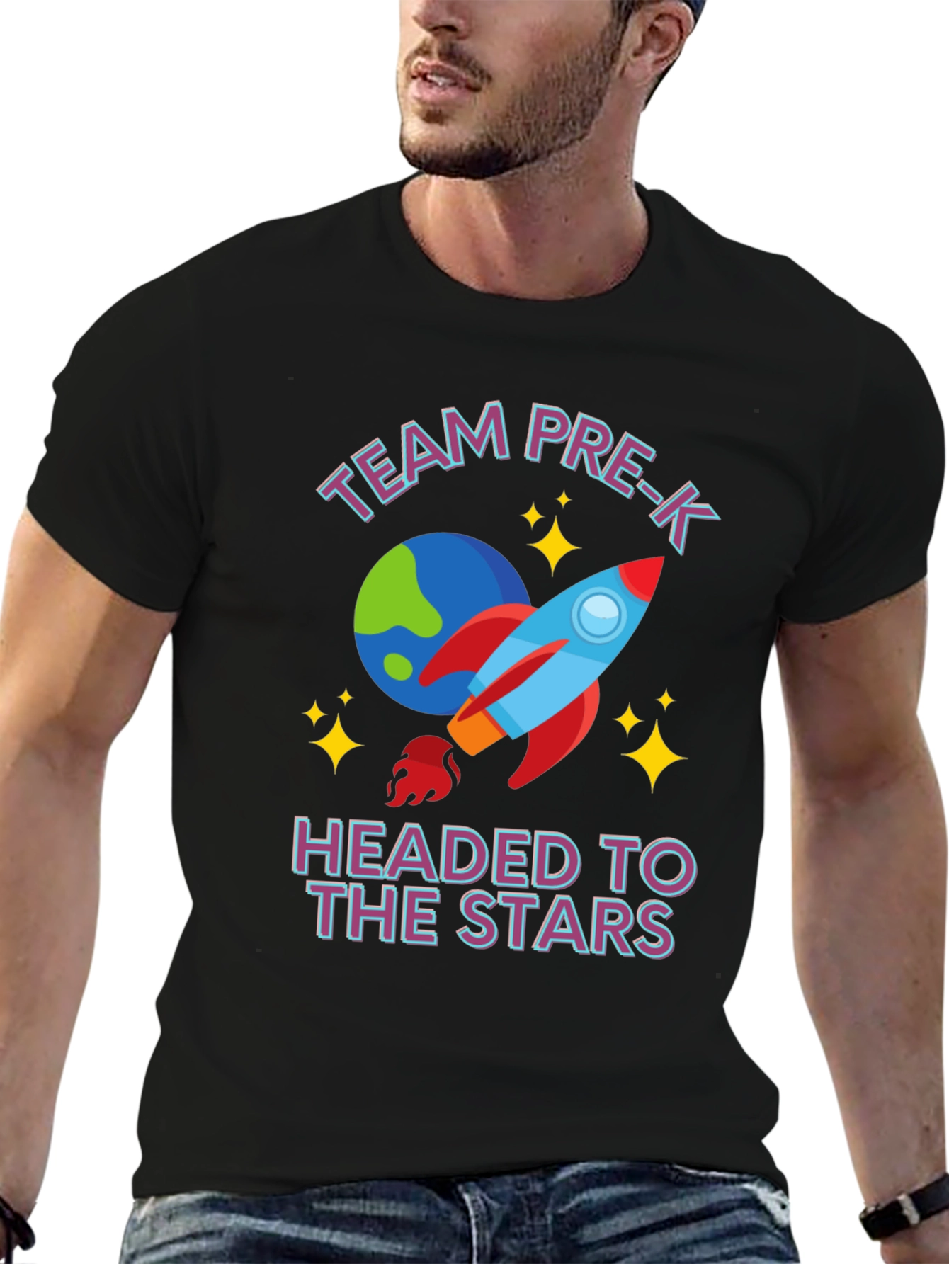 Team Pre-K Headed to the Stars T-Shirt