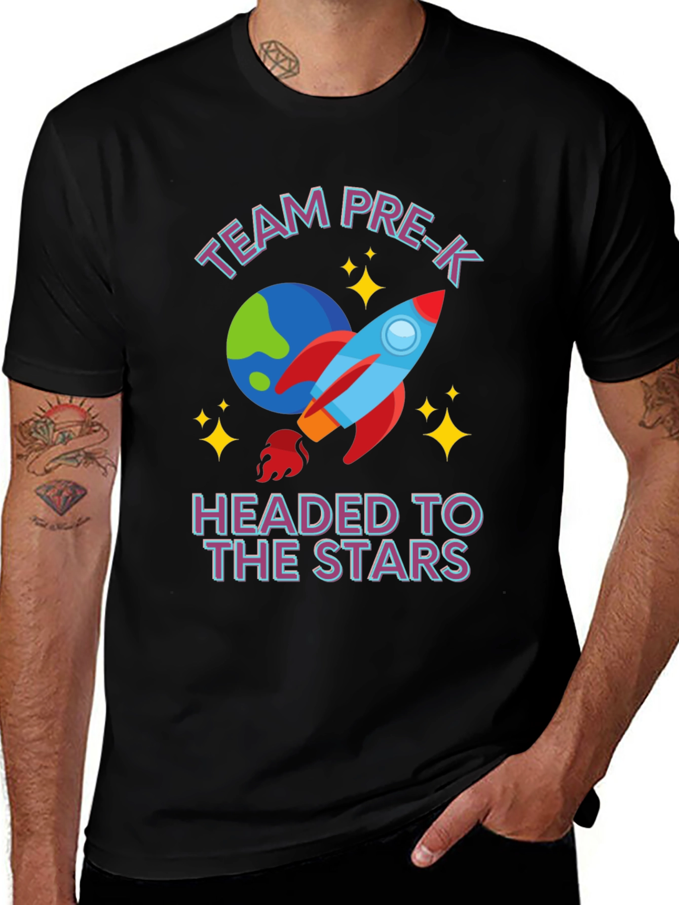 Team Pre-K Headed to the Stars T-Shirt