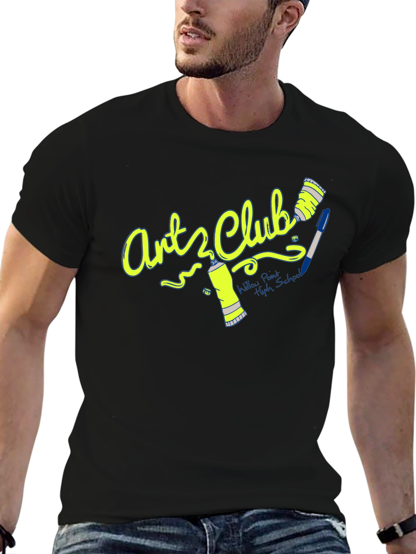 Arts Club Black T-Shirt