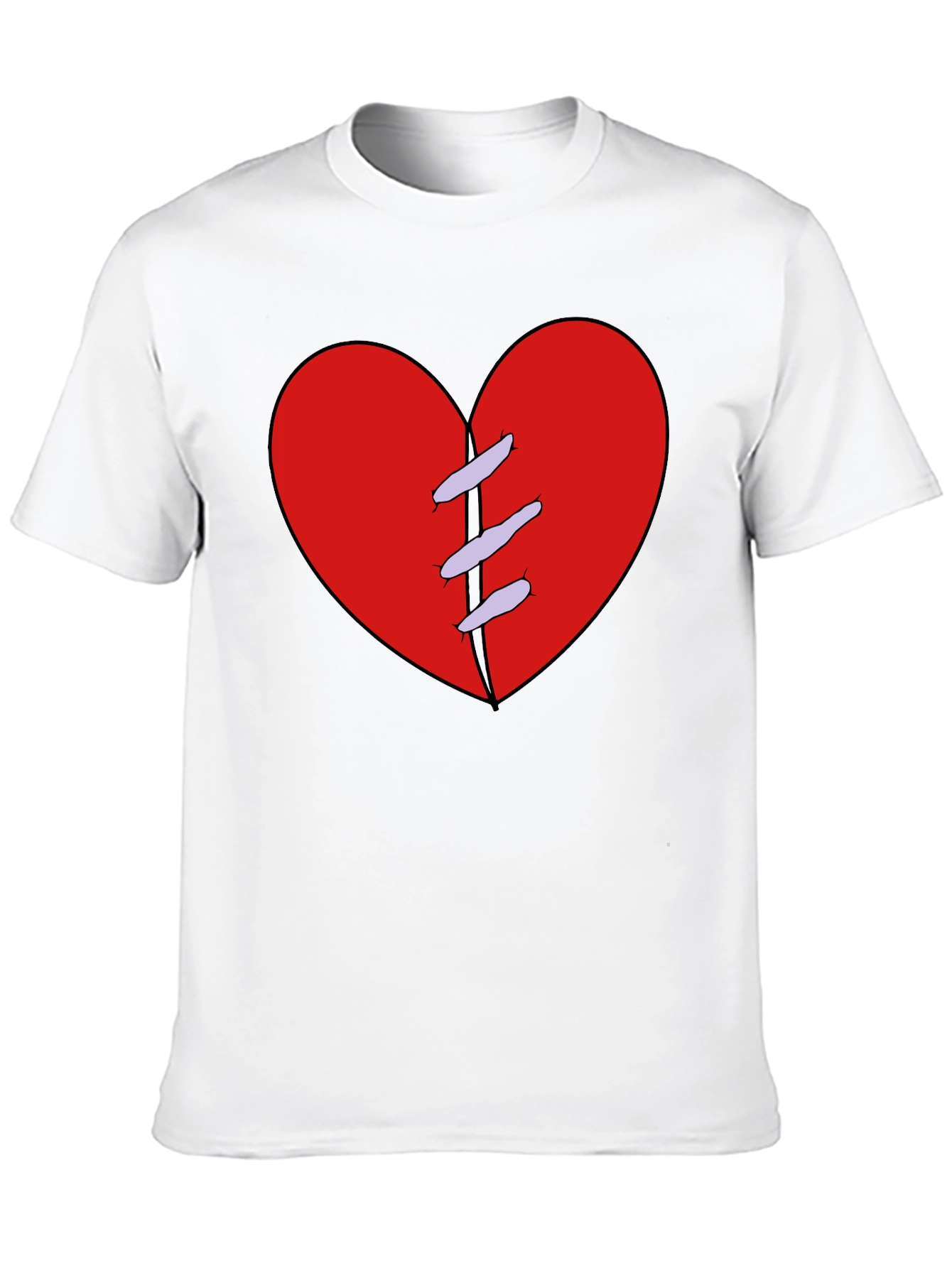 Mended Heart Black T-Shirt
