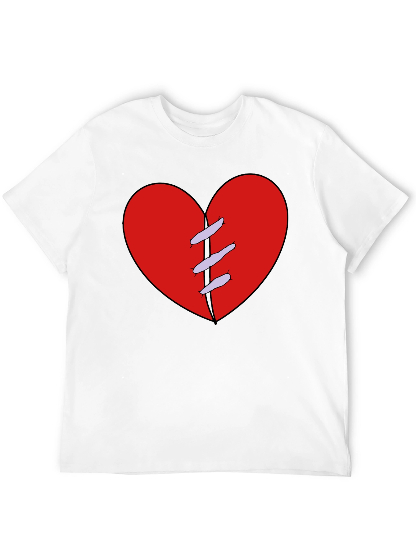 Mended Heart Black T-Shirt