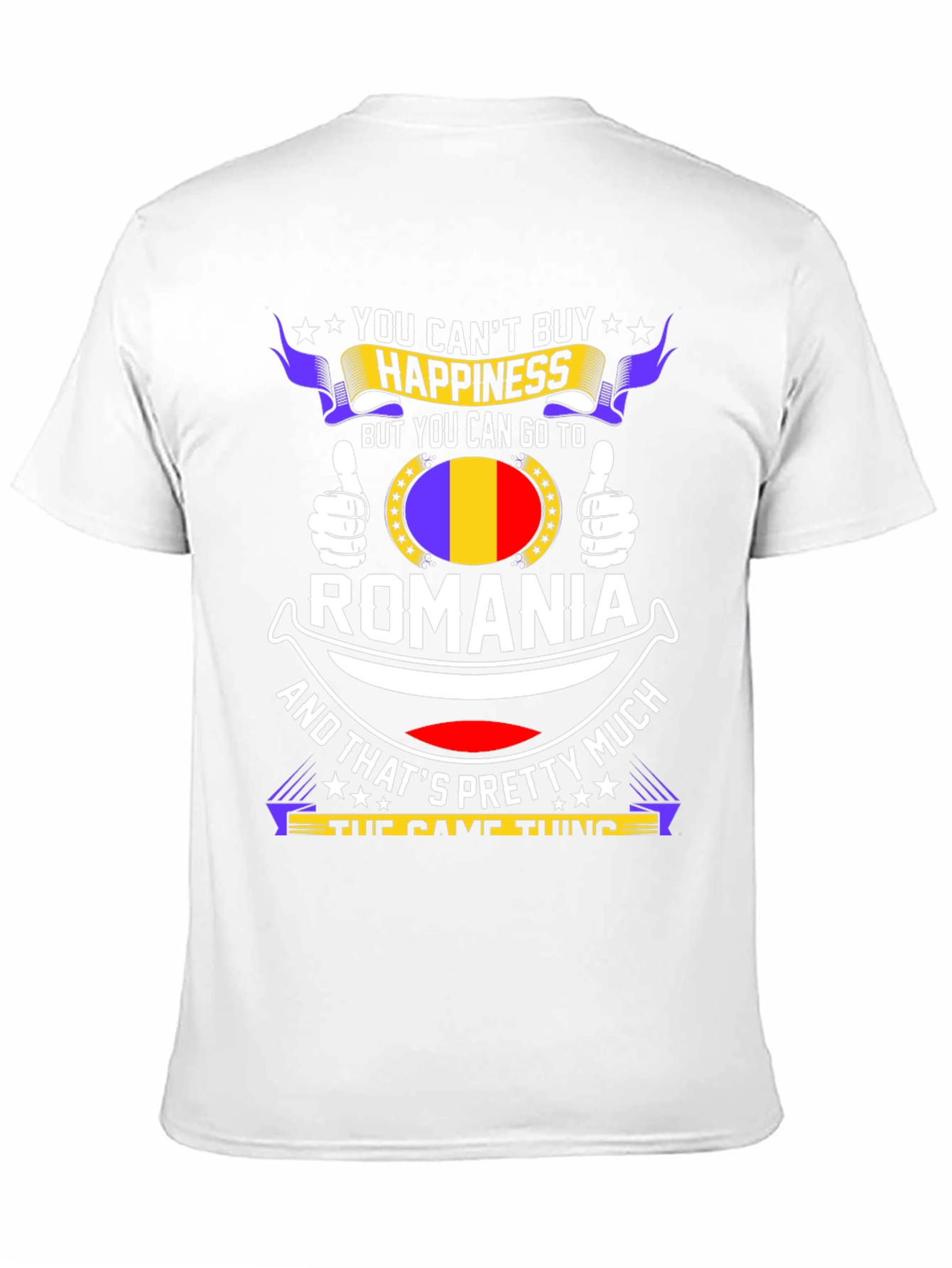 Romania T-Shirt - Cant Buy Happiness