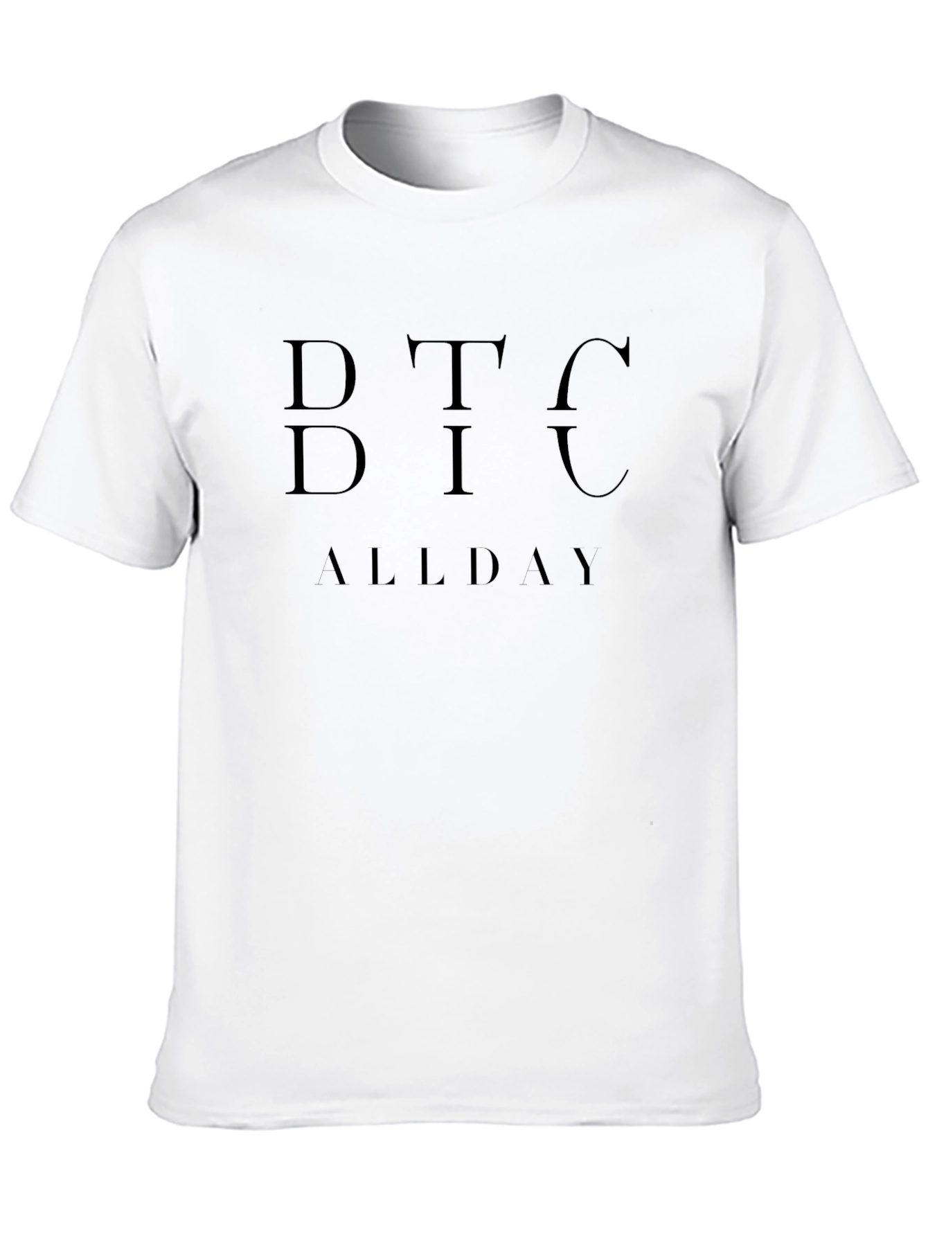 BTC ALLDAY Black Graphic Tee