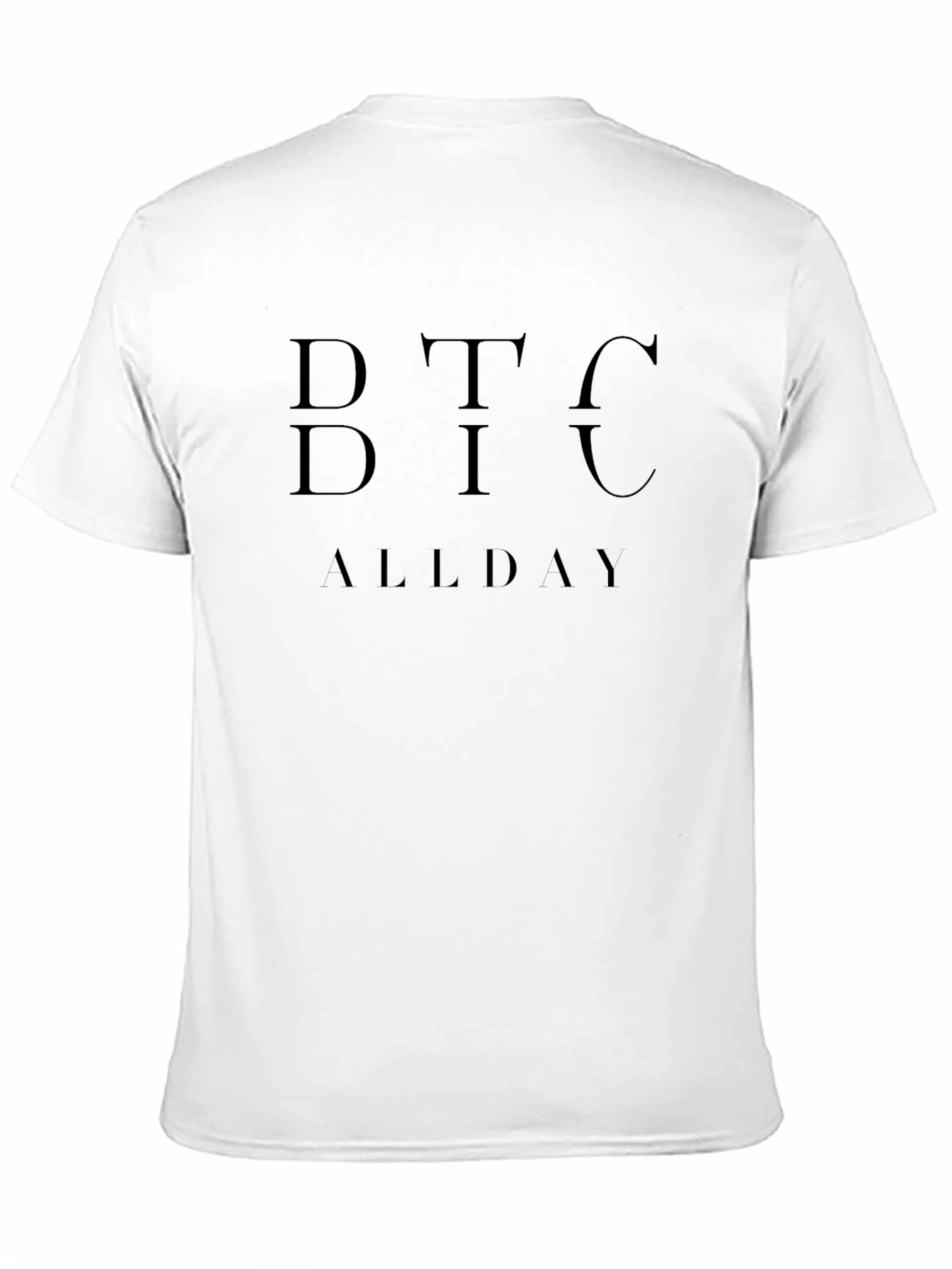 BTC ALLDAY Black Graphic Tee