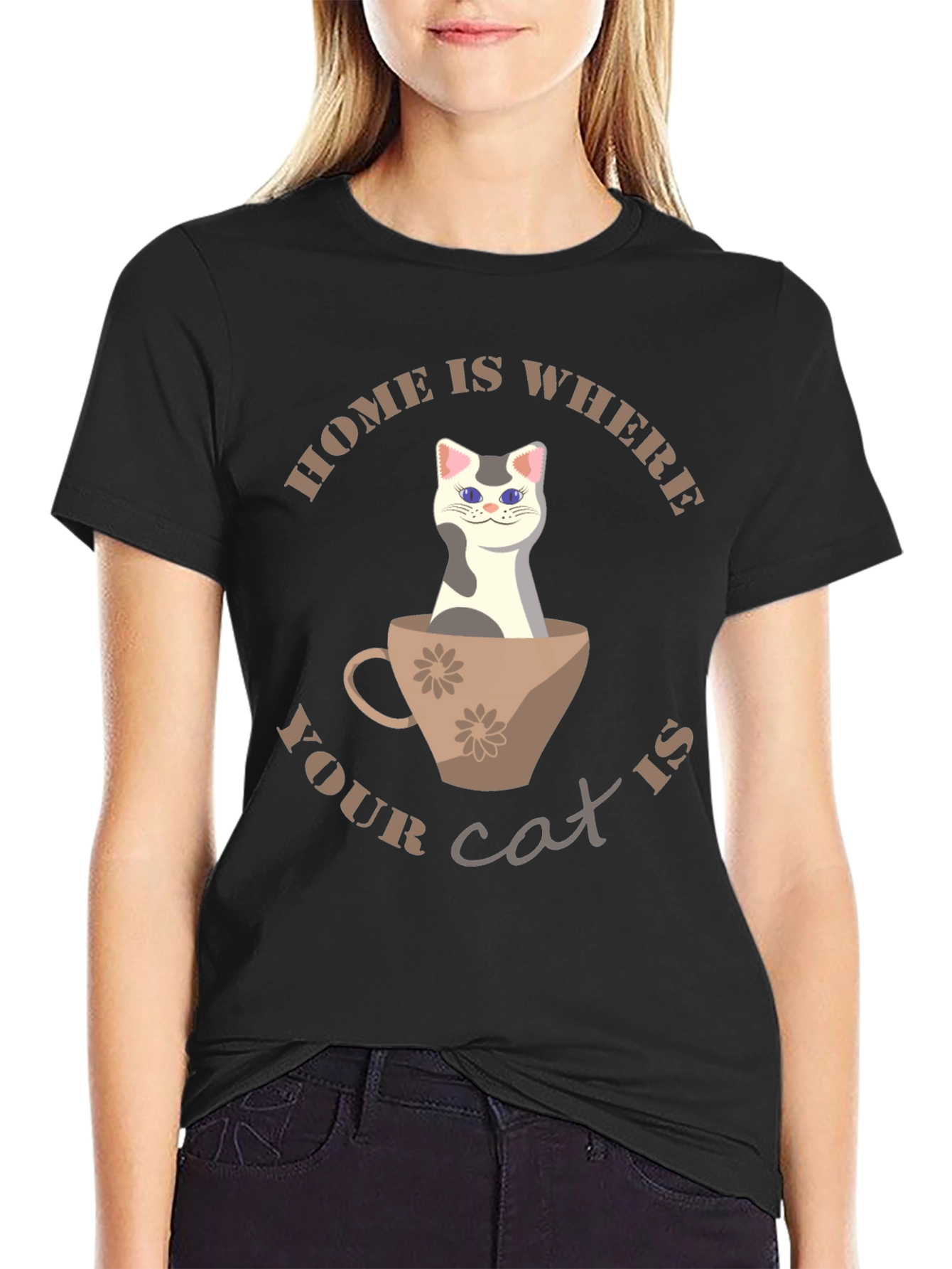 Home is Where Your Cat is T-Shirt