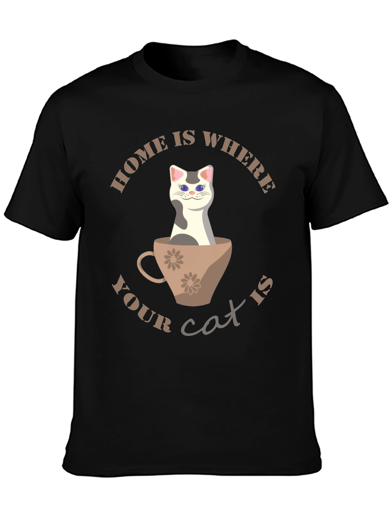Home is Where Your Cat is T-Shirt