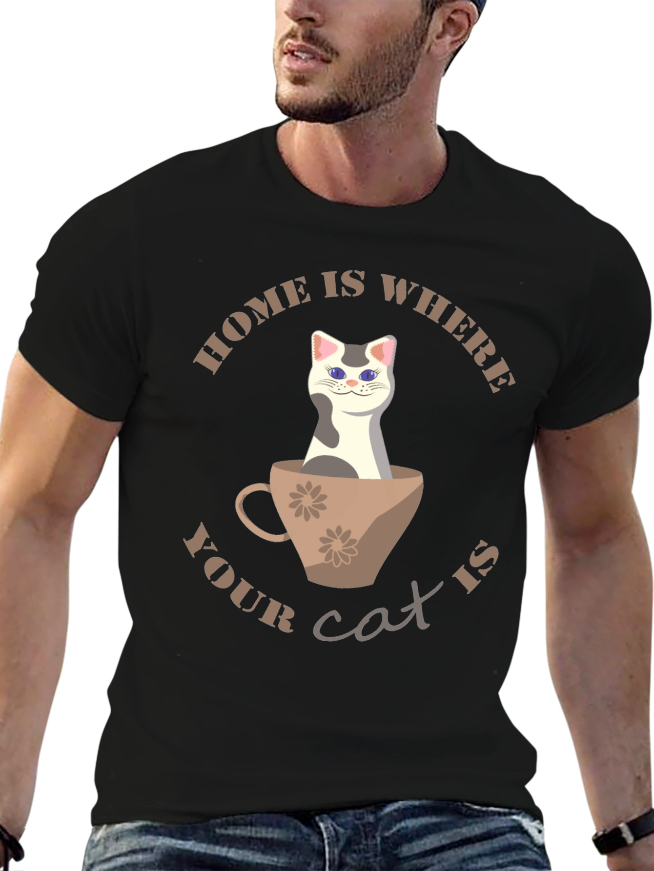 Home is Where Your Cat is T-Shirt