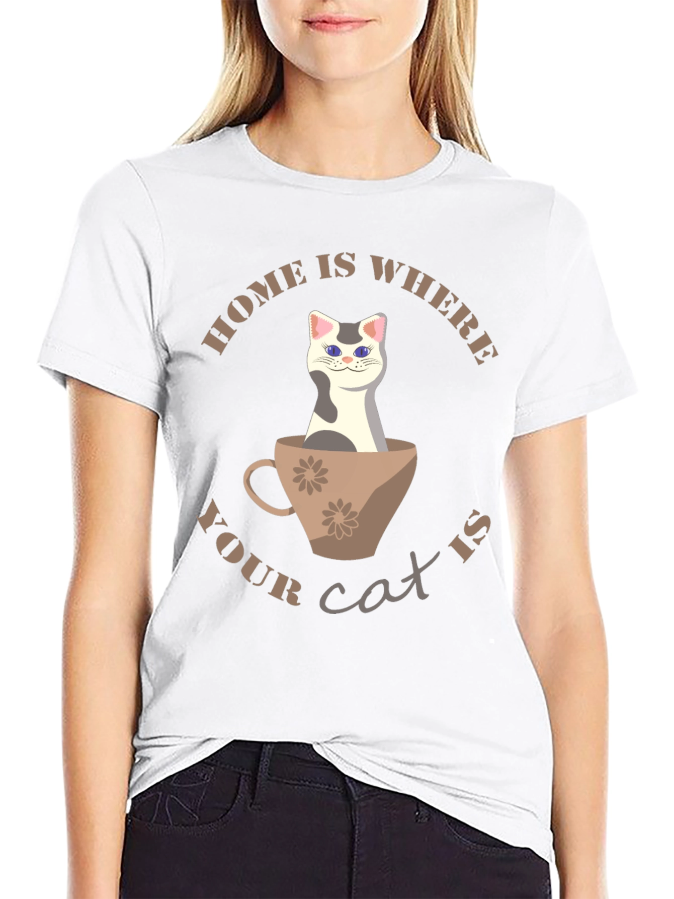 Home is Where Your Cat is T-Shirt