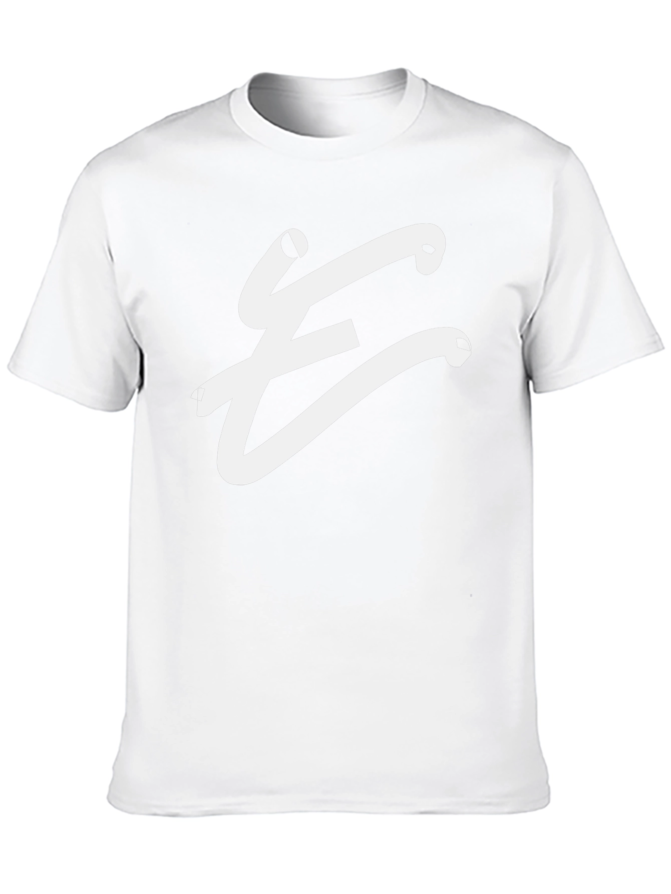 Stylish Black T-Shirt with White E Logo
