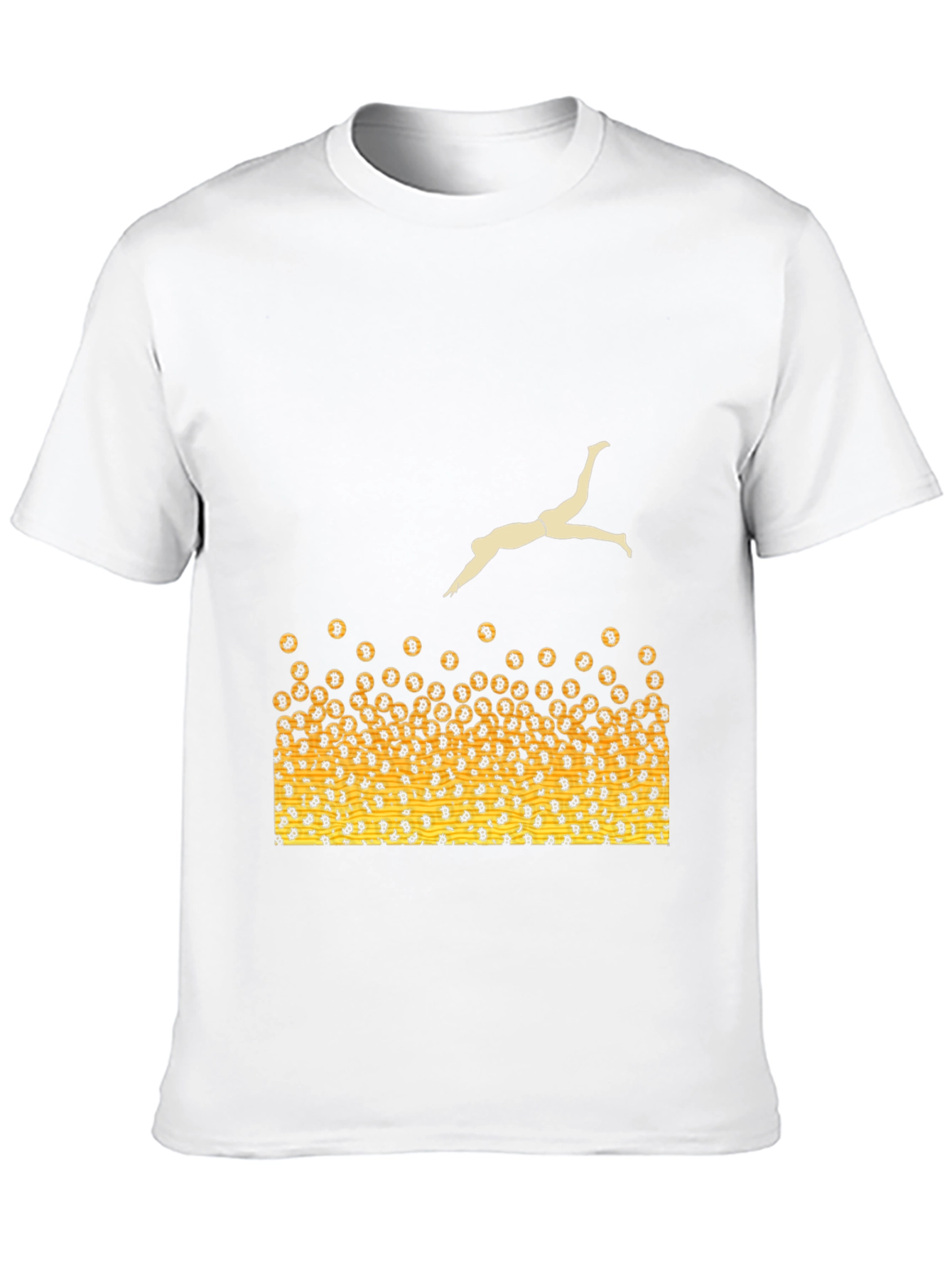 Bitcoin Diver T-Shirt - Crypto Currency Fun!