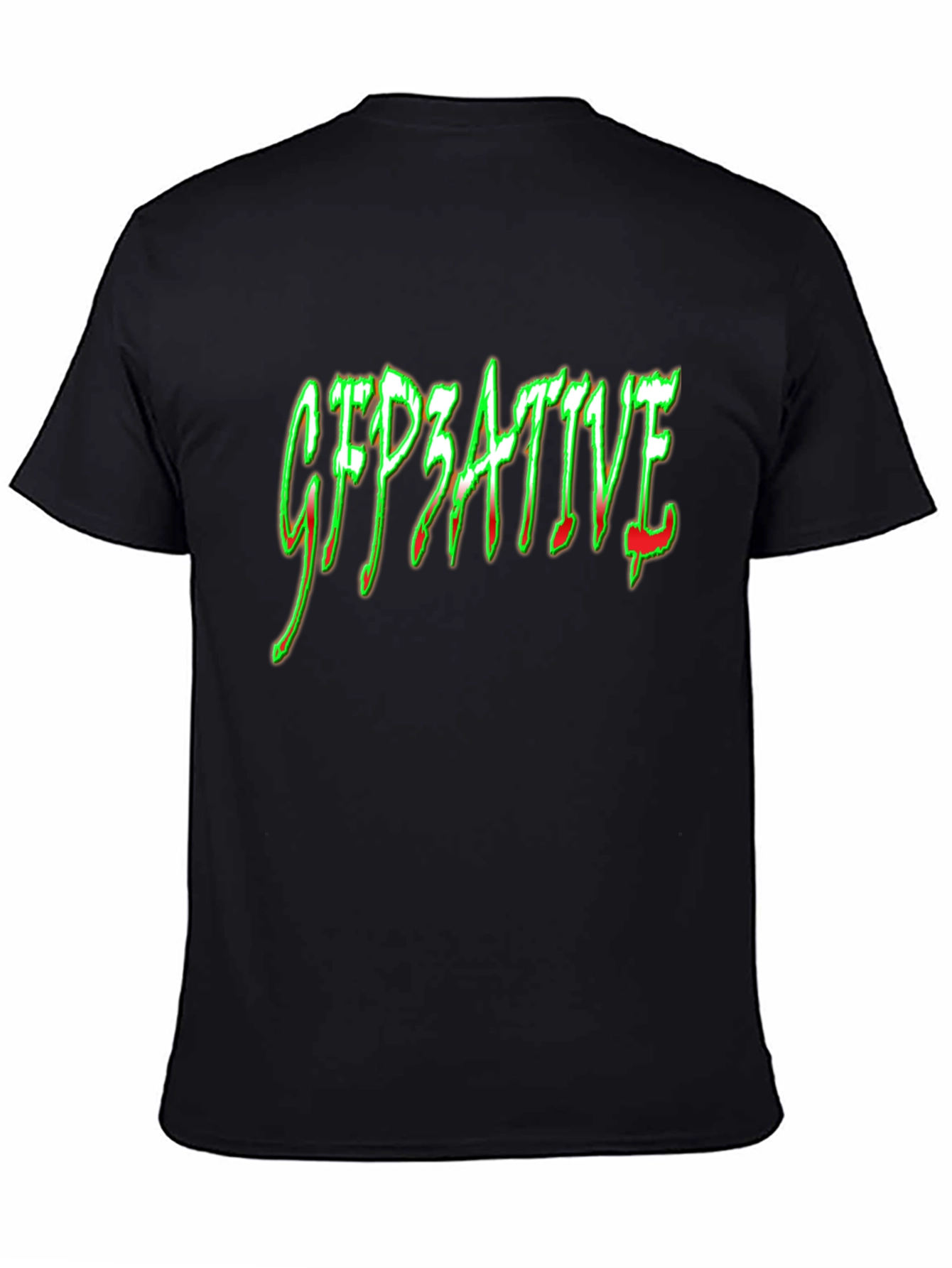 GFP3ATIVE Graphic T-Shirt - Black