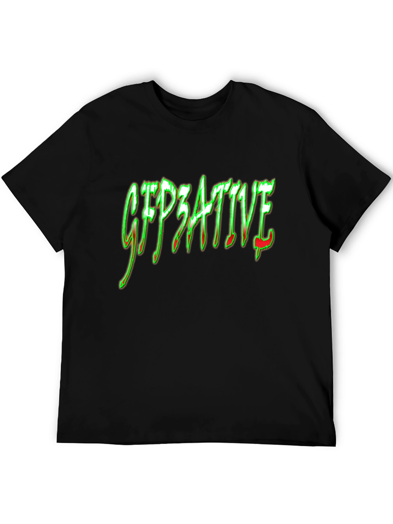 GFP3ATIVE Graphic T-Shirt - Black