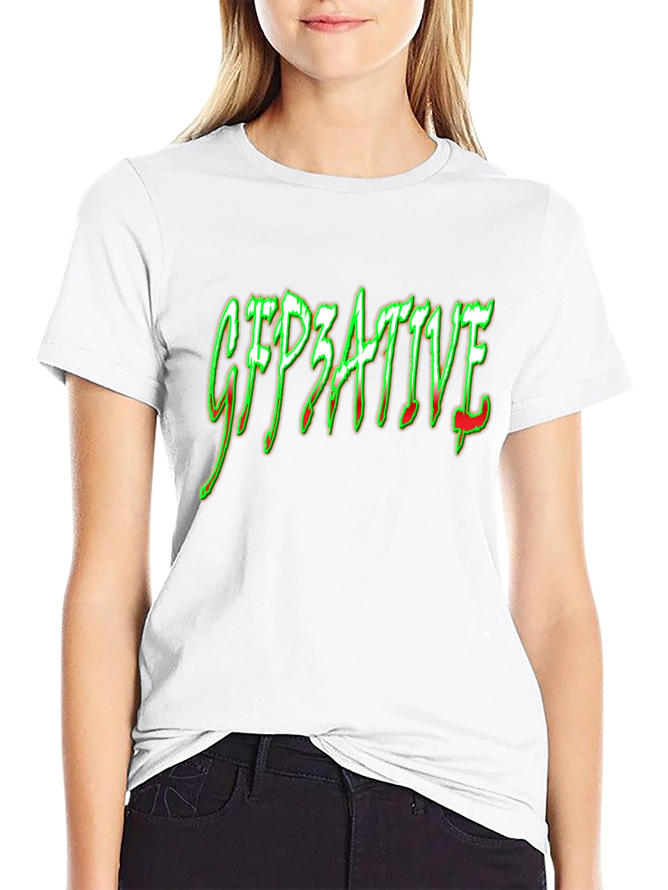 GFP3ATIVE Graphic T-Shirt - Black