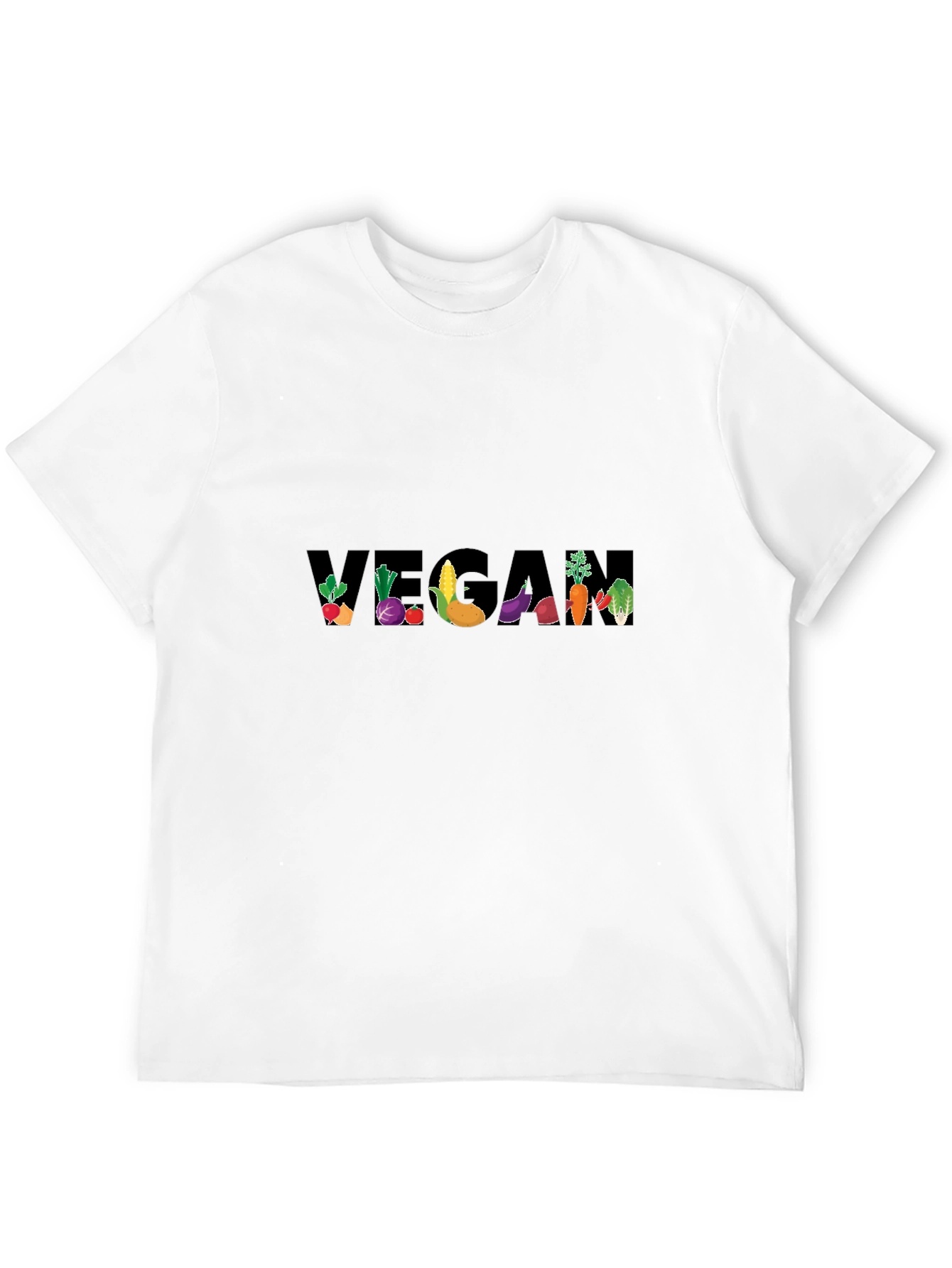 Vegan Vegetable Graphic T-Shirt