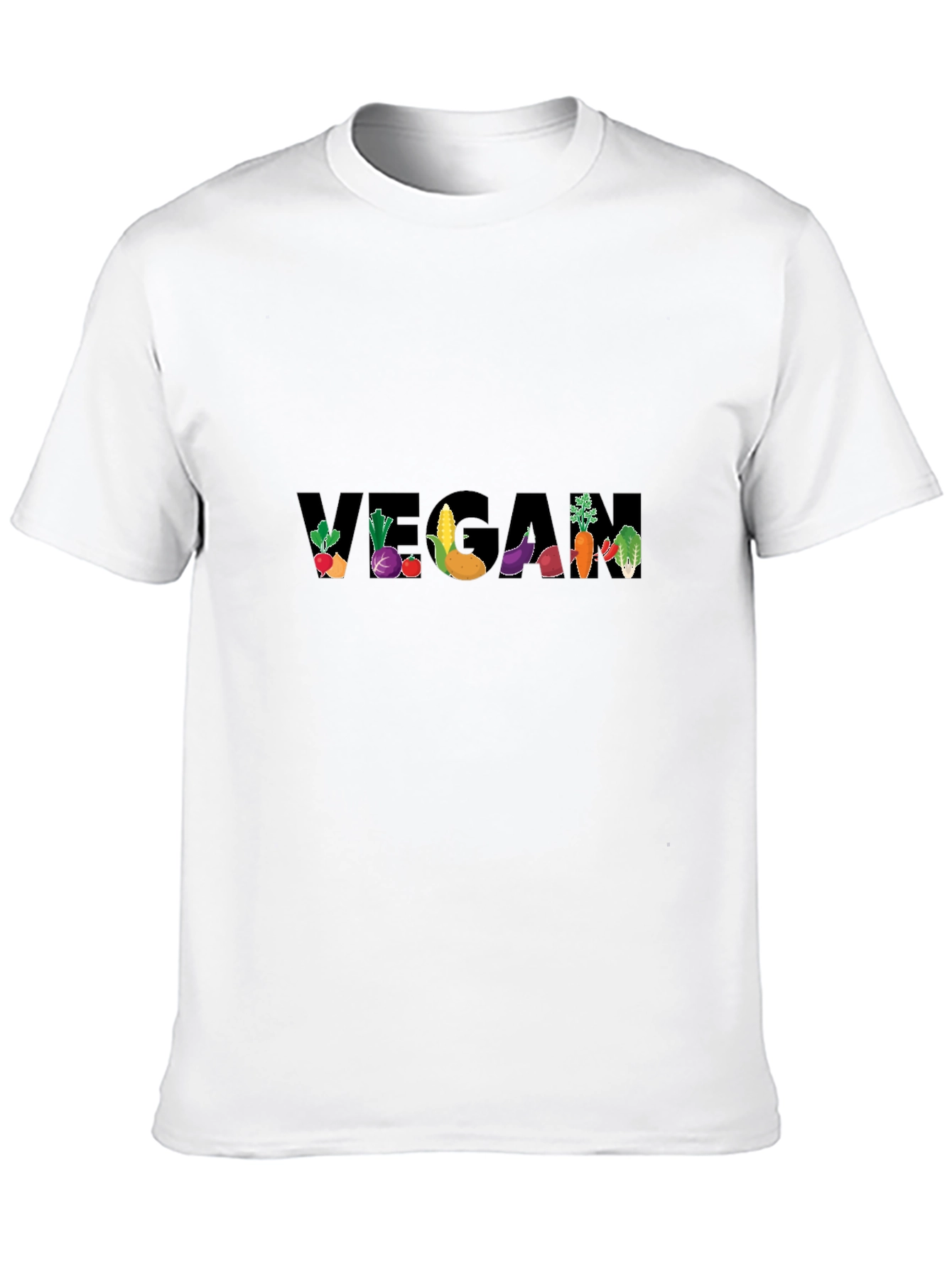 Vegan Vegetable Graphic T-Shirt