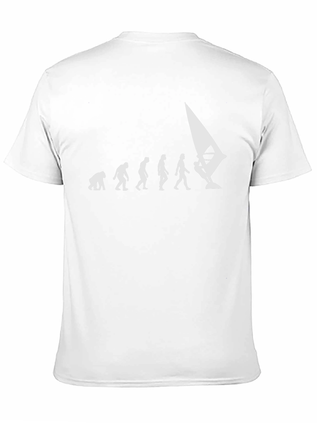 Evolution of Windsurfing T-Shirt | Black Cotton Tee