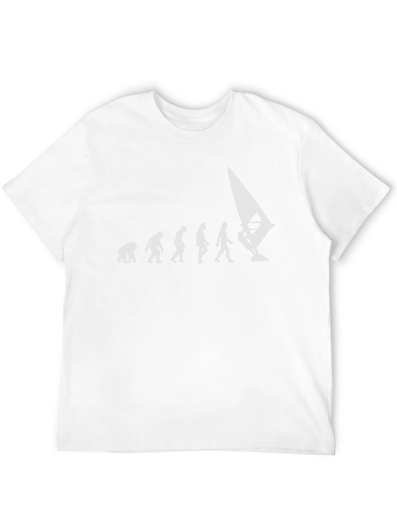 Evolution of Windsurfing T-Shirt | Black Cotton Tee