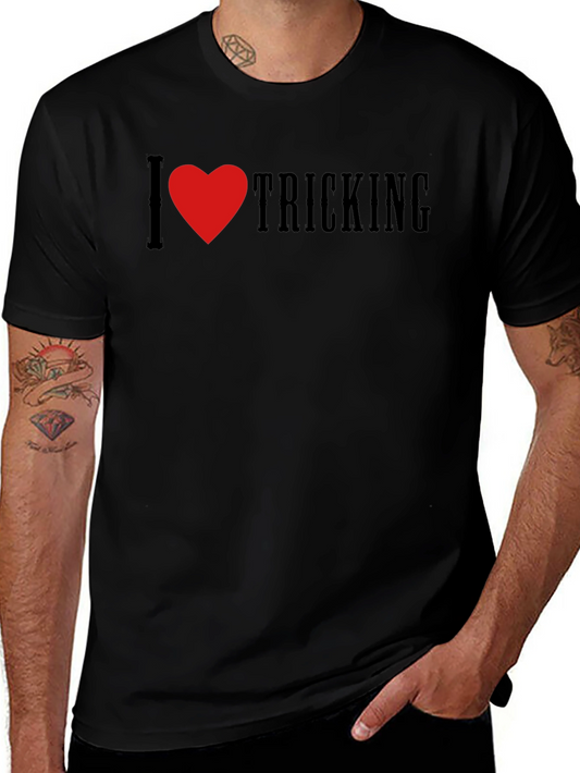 I Heart Tricking T-Shirt - Black Graphic Tee