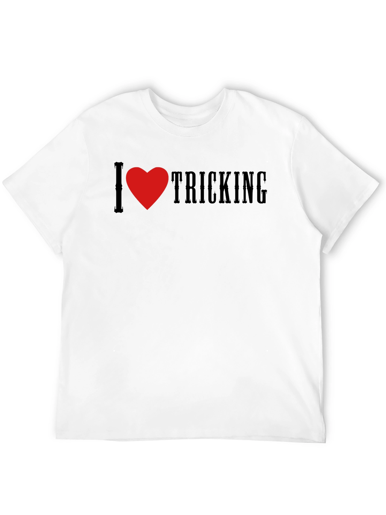 I Heart Tricking T-Shirt - Black Graphic Tee