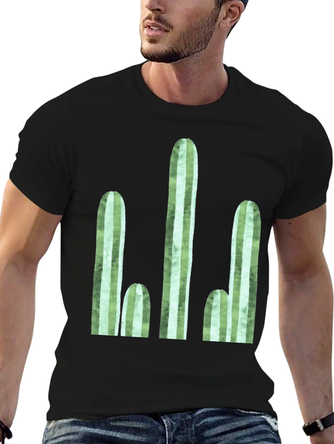 Cactus Graphic Tee - Trendy Desert Style