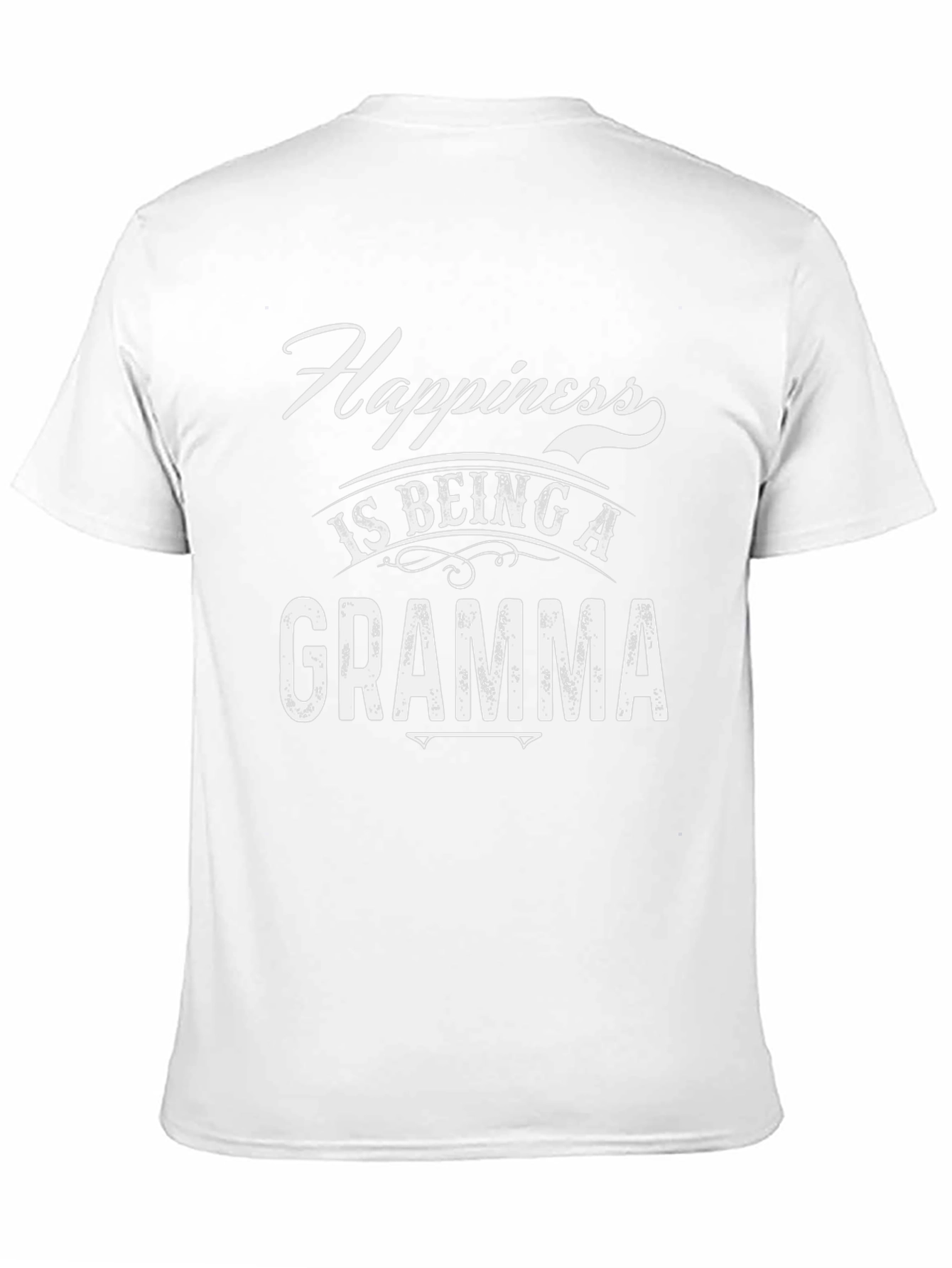 Happiness Is Being A Gramma Black T-Shirt