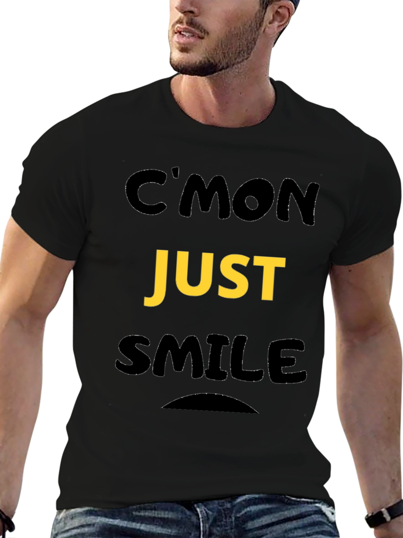 Cmon Just Smile Graphic Tee