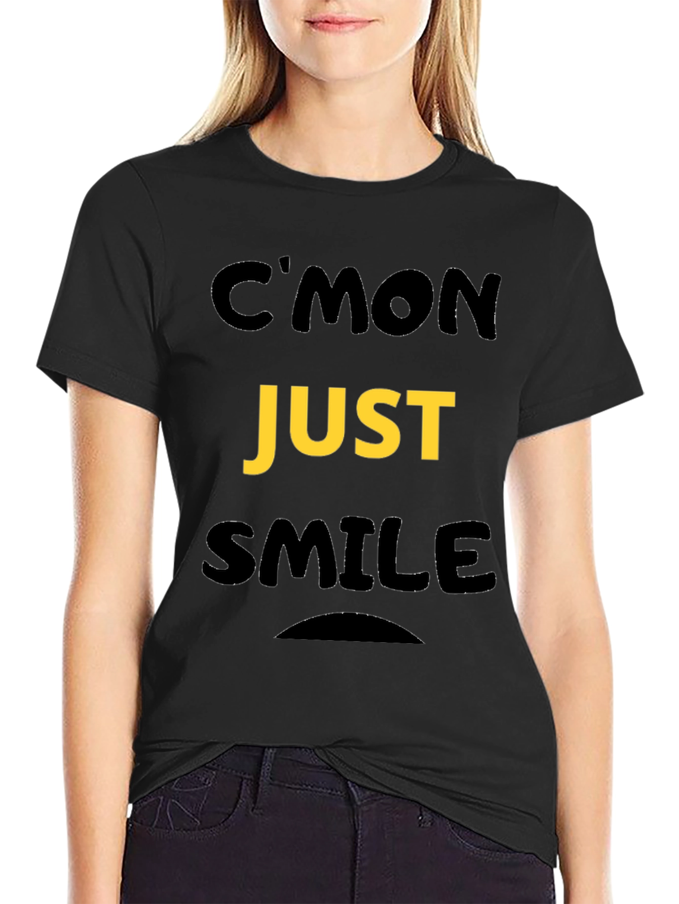 Cmon Just Smile Graphic Tee