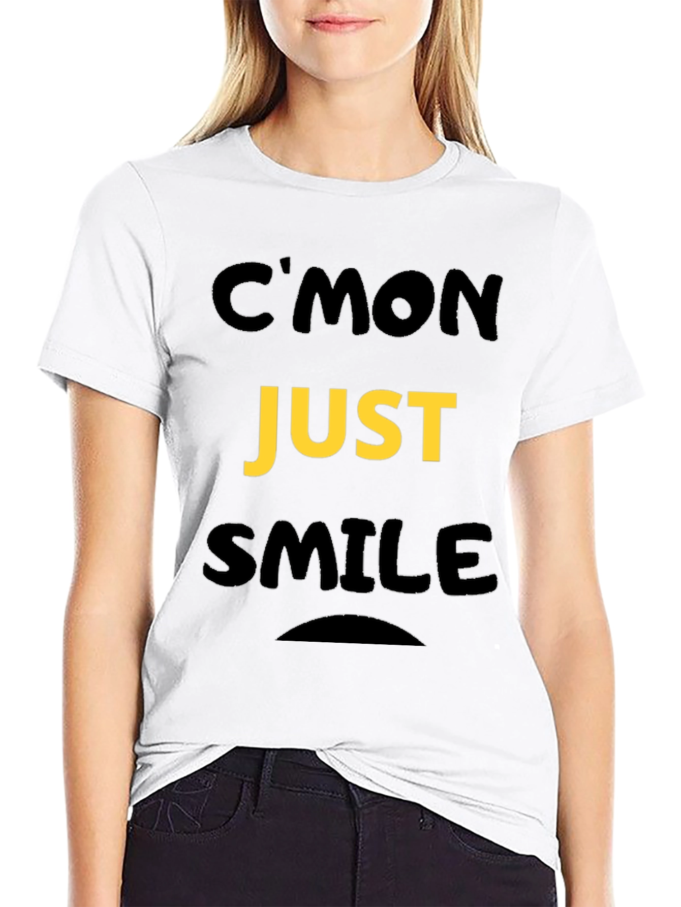 Cmon Just Smile Graphic Tee