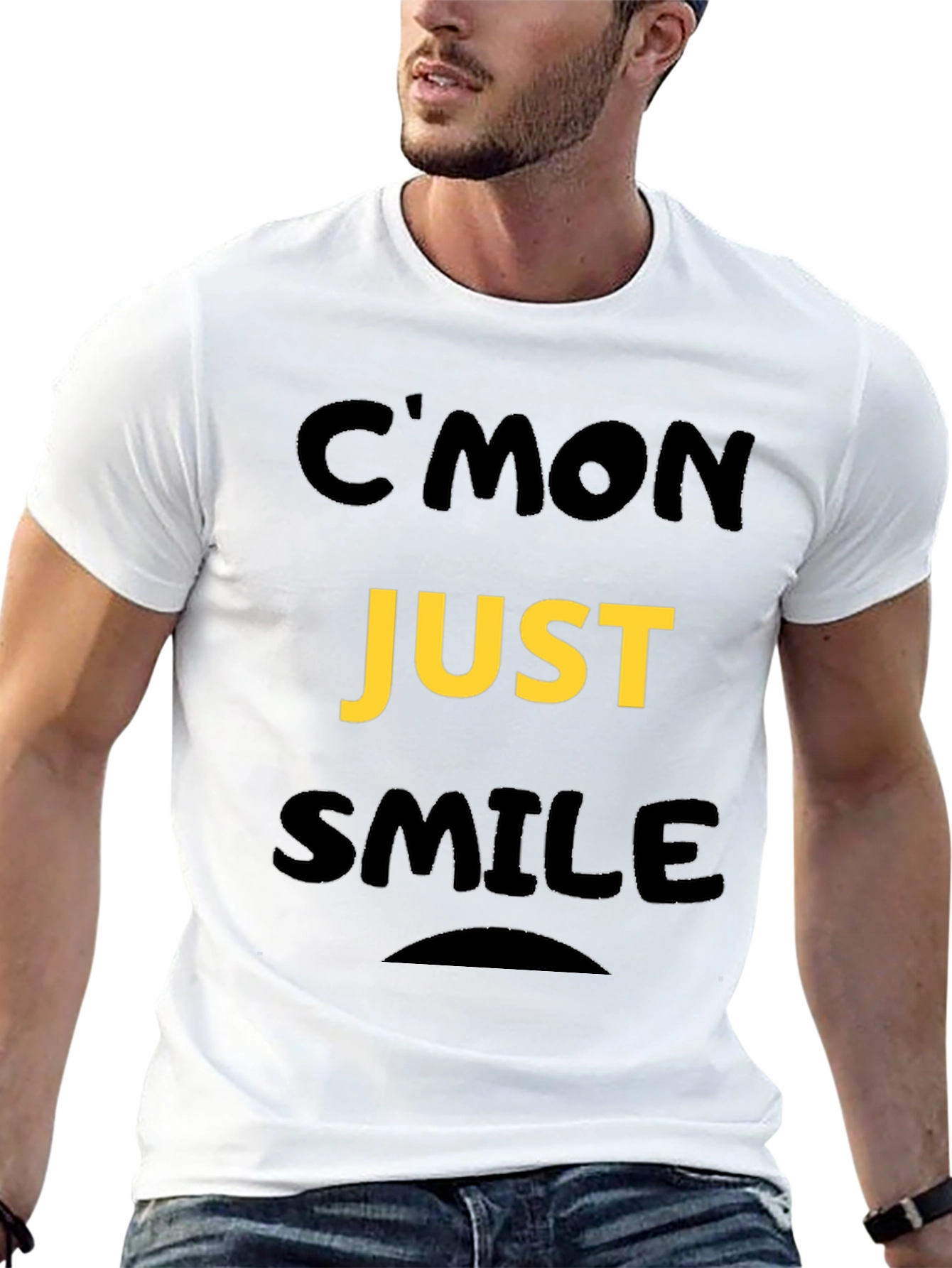 Cmon Just Smile Graphic Tee