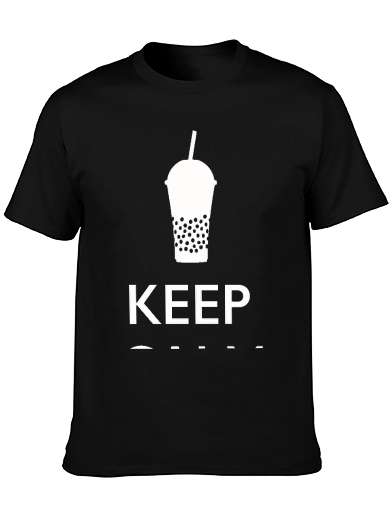 Keep Calm and Drink Boba Bubble Tea T-Shirt