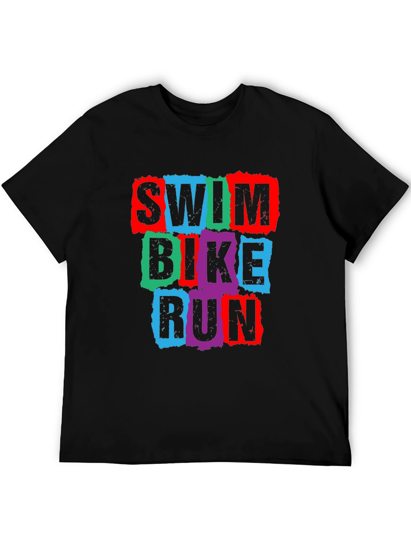 Swim Bike Run Triathlon T-Shirt