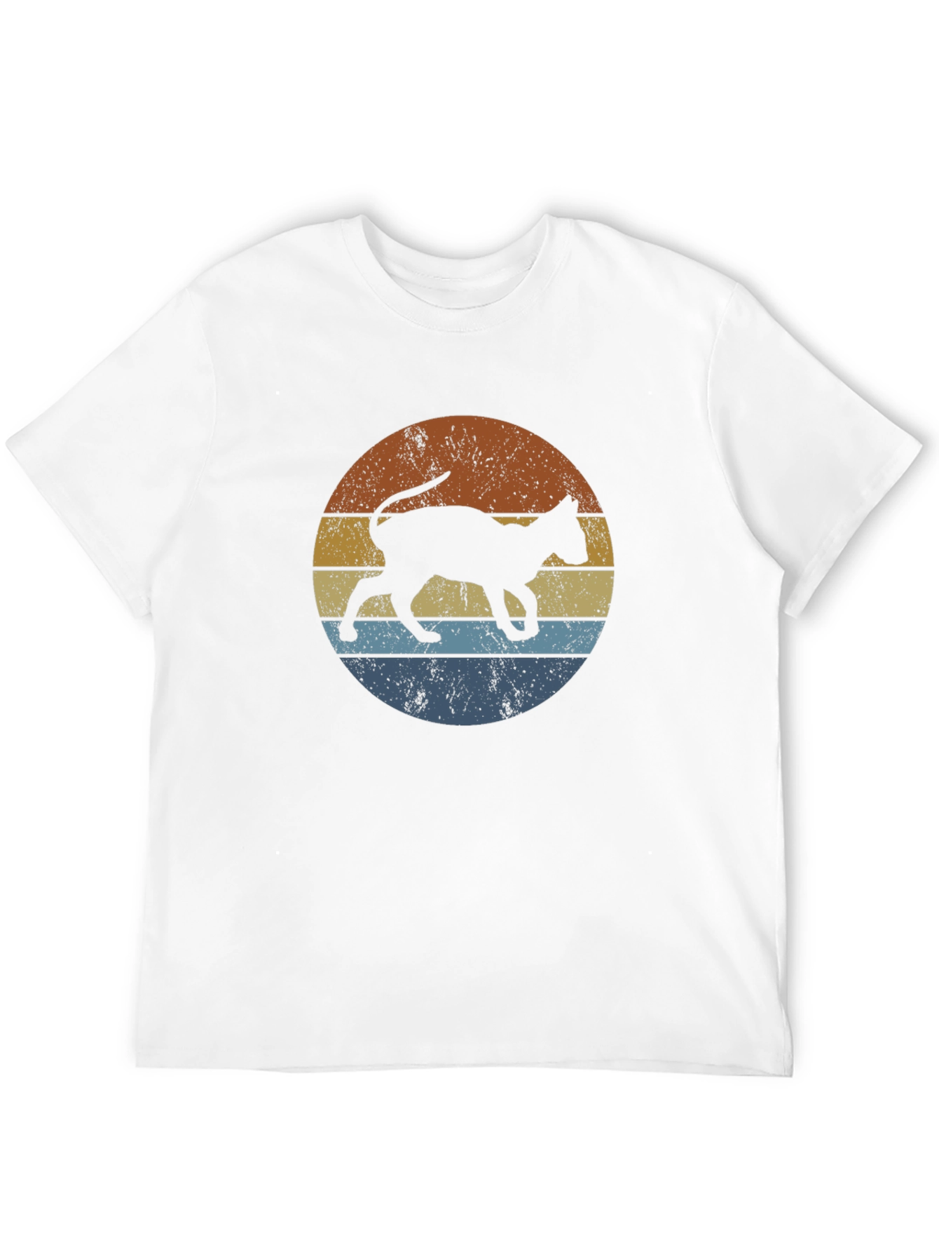 Retro Cat Silhouette Tee