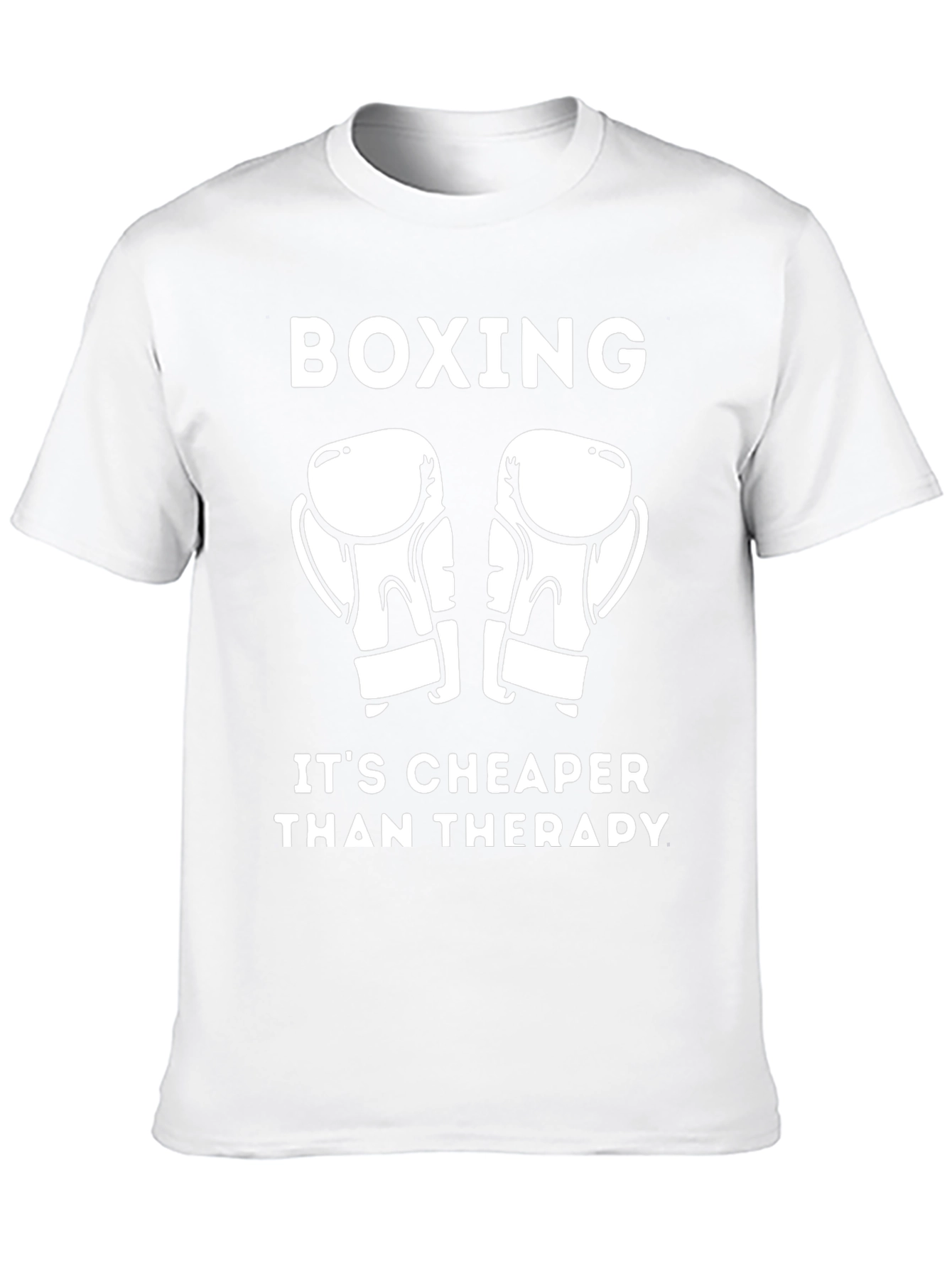 Boxing Cheaper Than Therapy Graphic Tee