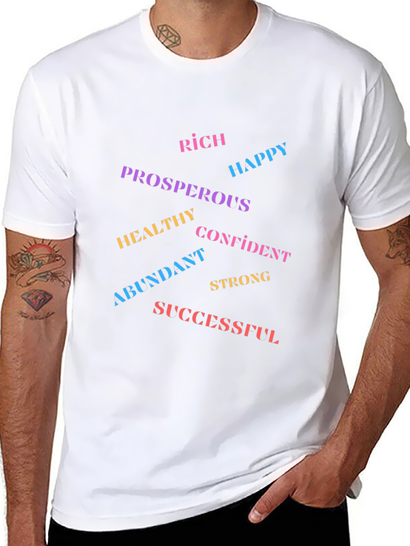 Motivational Word Art T-Shirt