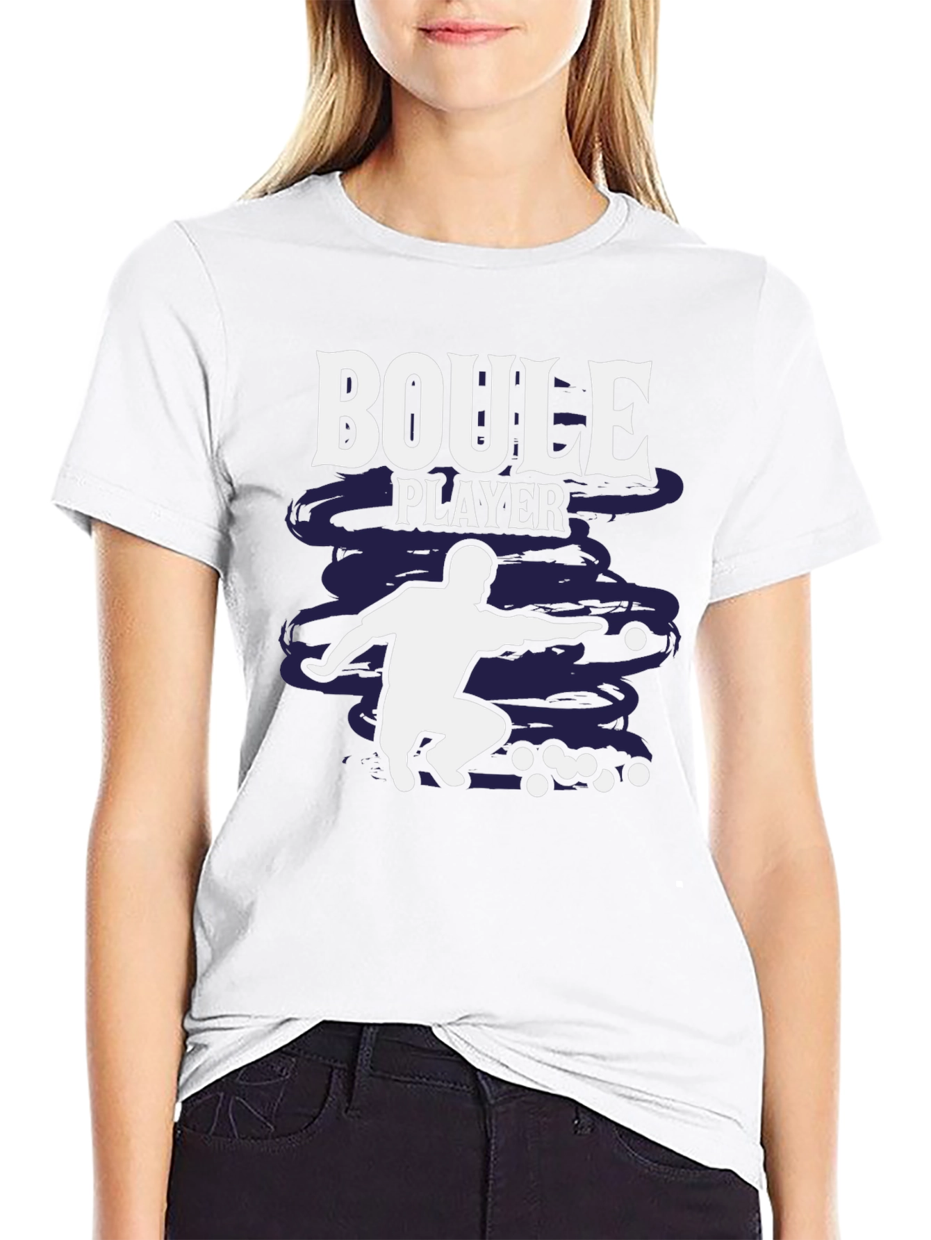 Boule Player Graphic T-Shirt - Stylish Design