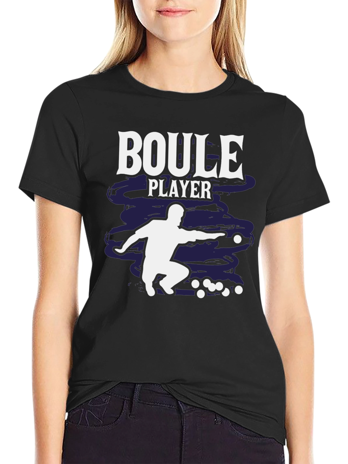 Boule Player Graphic T-Shirt - Stylish Design