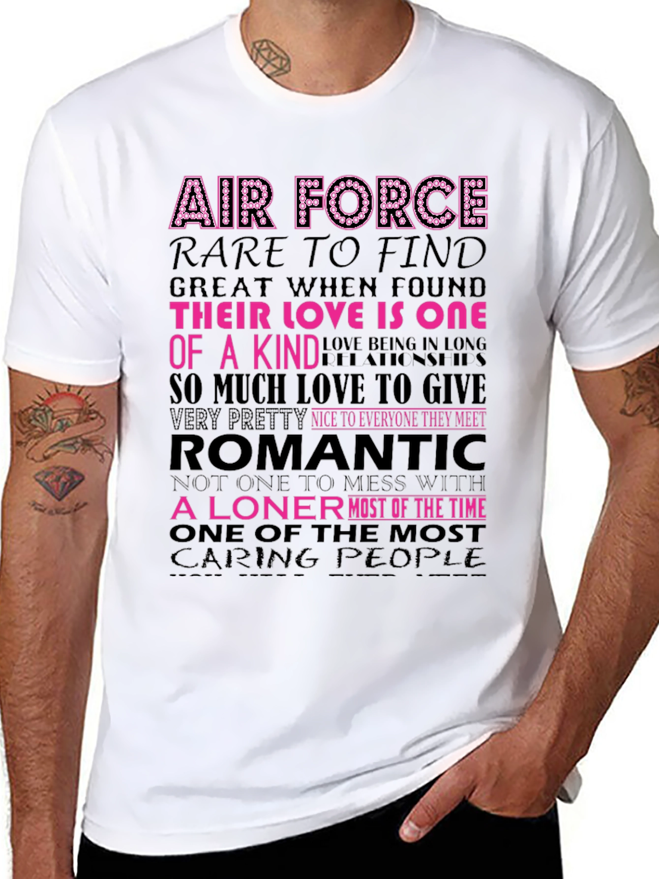 Air Force Romantic A Loner Graphic Tee