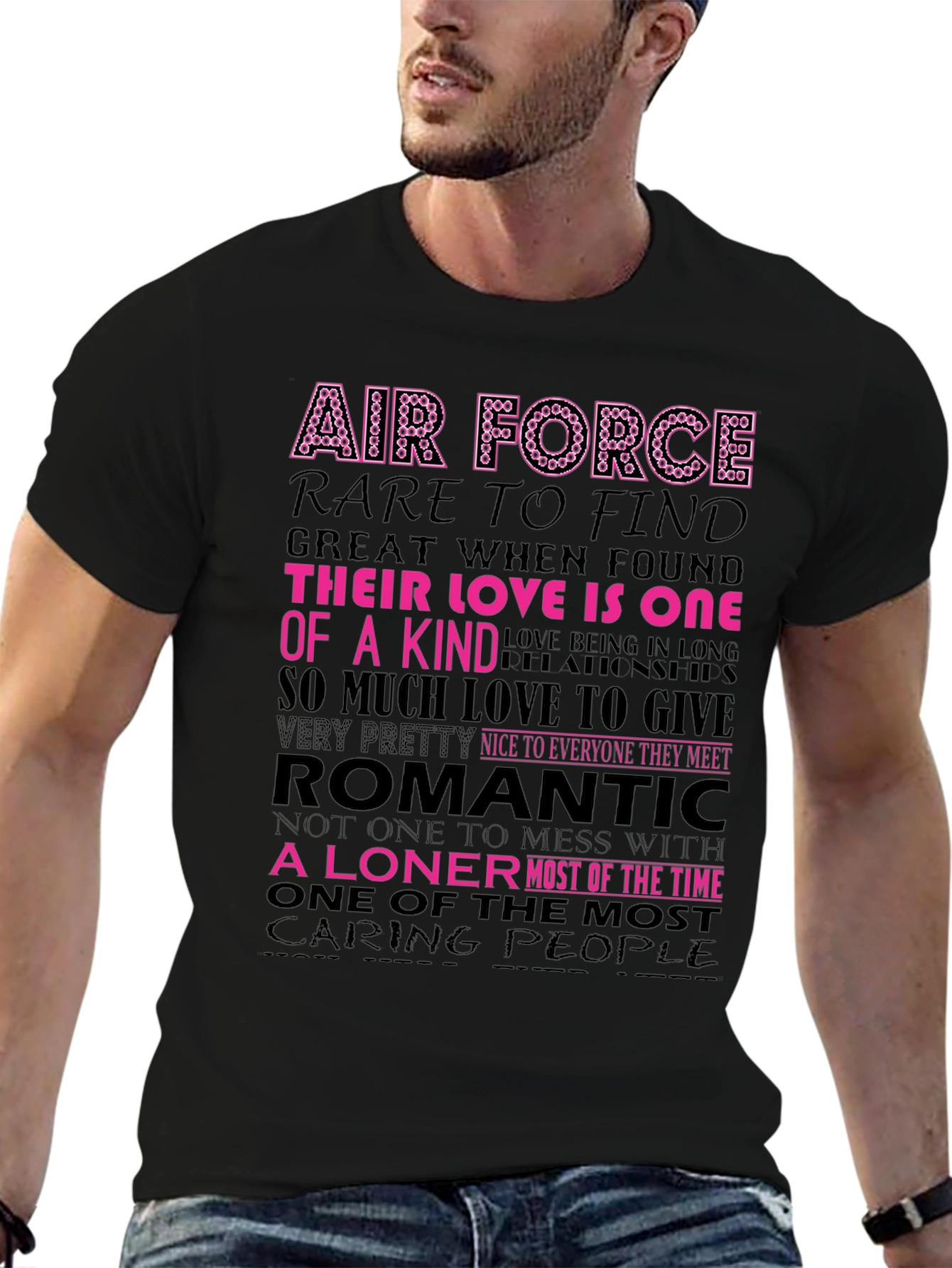 Air Force Romantic A Loner Graphic Tee