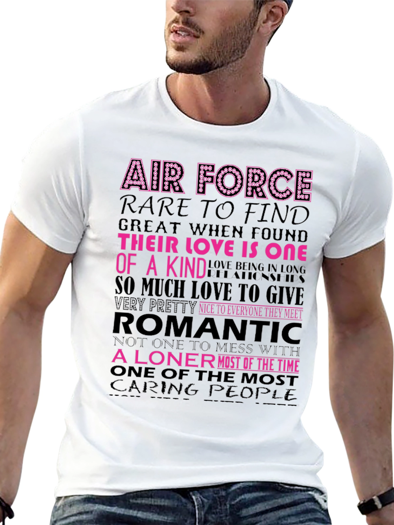 Air Force Romantic A Loner Graphic Tee