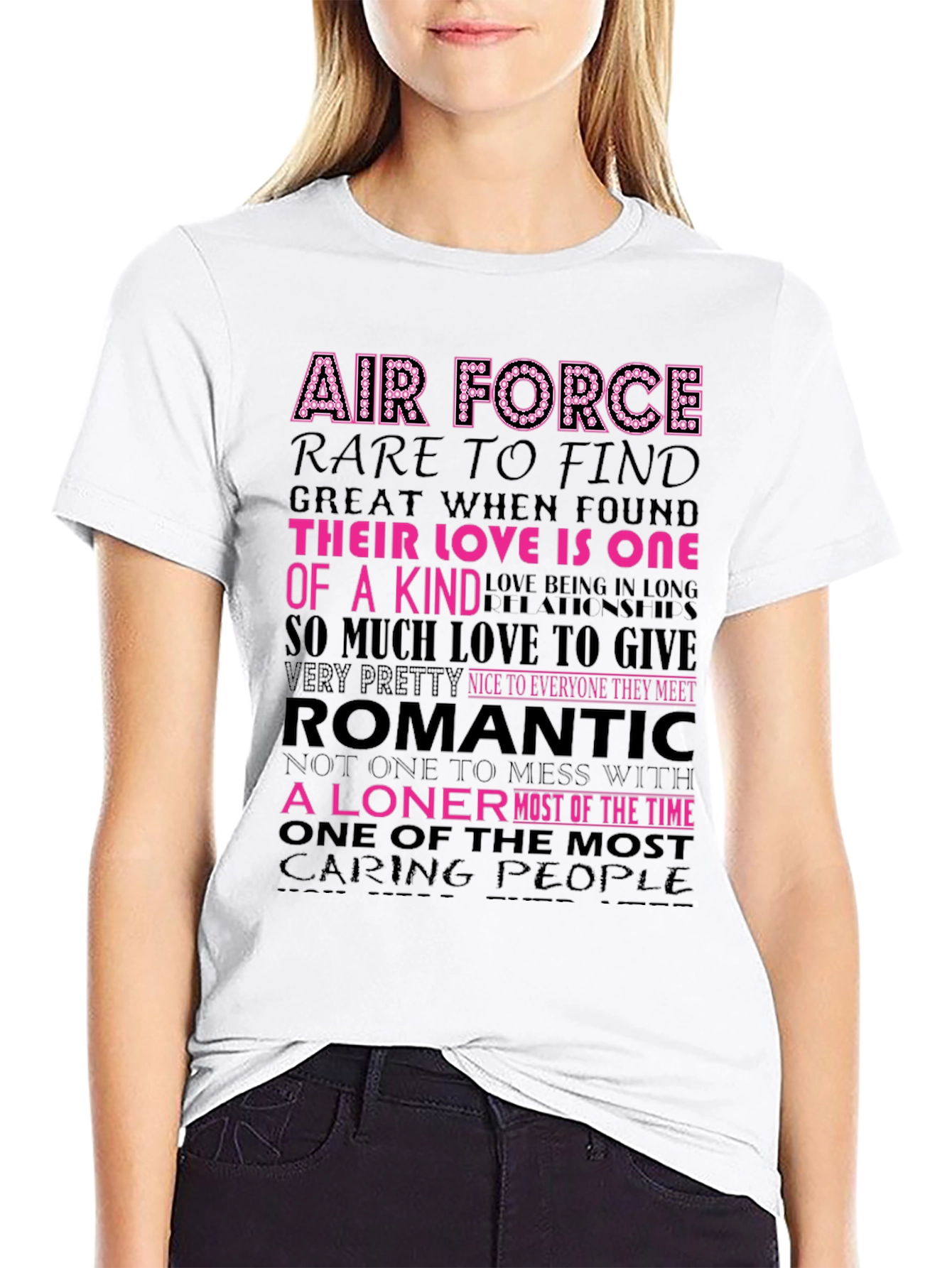 Air Force Romantic A Loner Graphic Tee