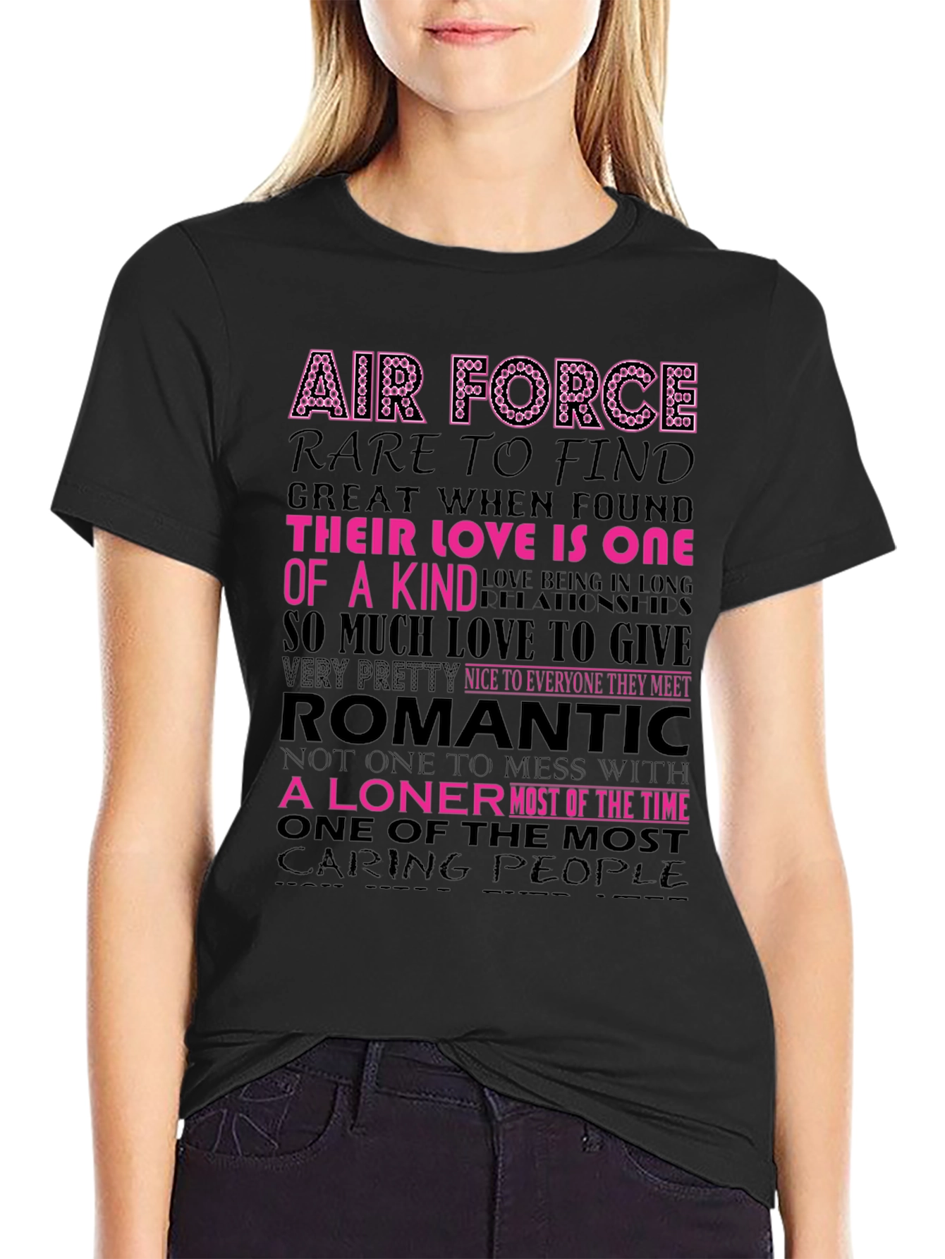 Air Force Romantic A Loner Graphic Tee